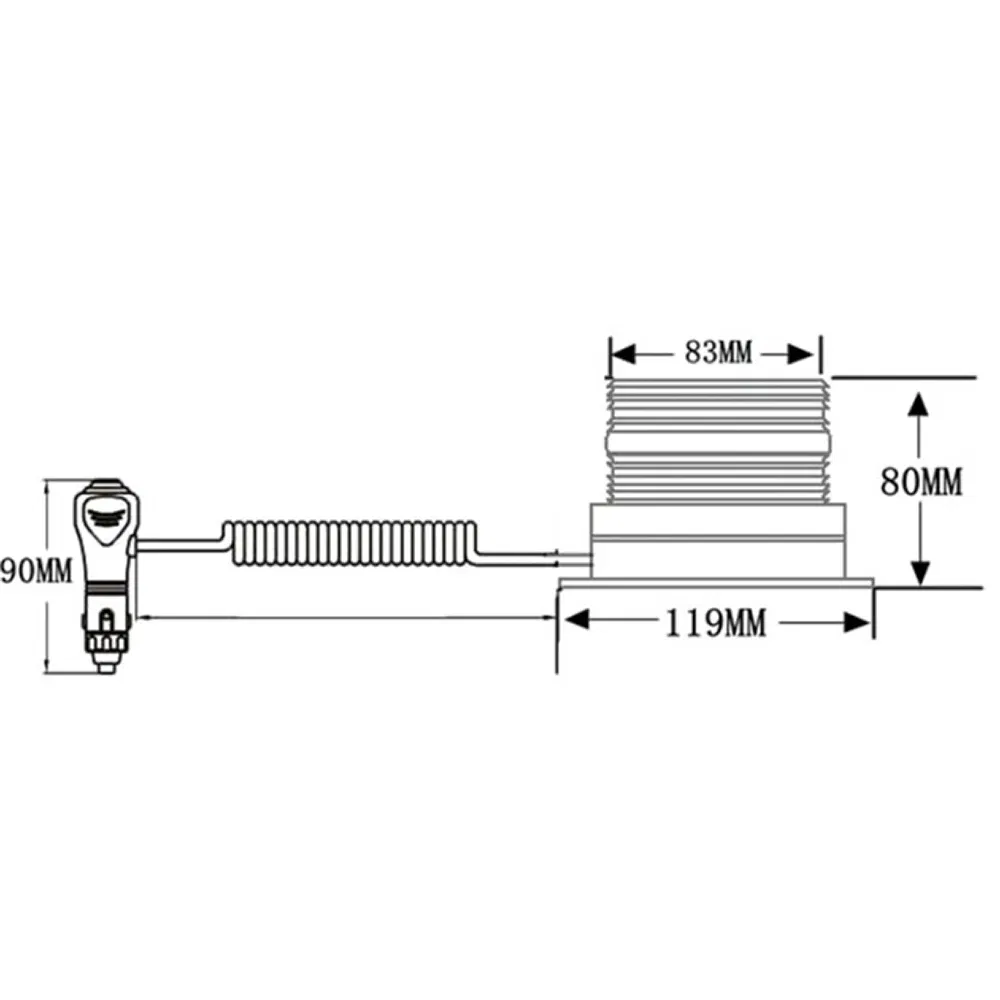 Beacon LED Strobe Lights Magnetic and Screw Mount Rooftop Strobe Rotating Lamp White Red Blue Amber Warning Flashing Forklift Lights