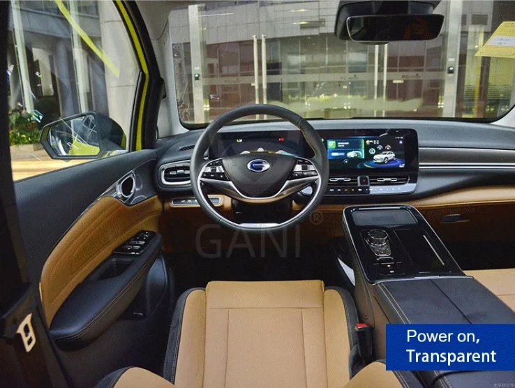 High-Tech Pdlc Smart Glass Polycarbonate Auto Glass for Car Sunroof &amp; Window