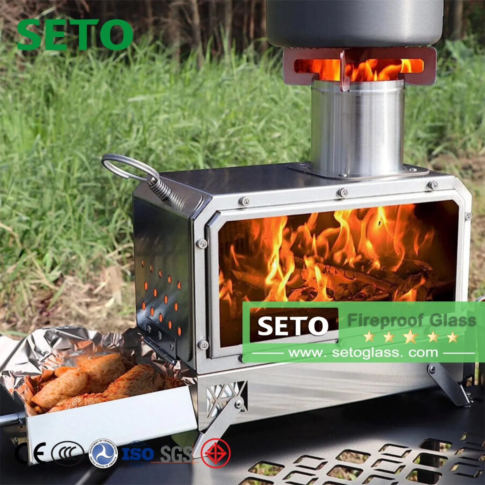 Fireproof Glass 3.0h 35mm Waterproof Soundproof Features