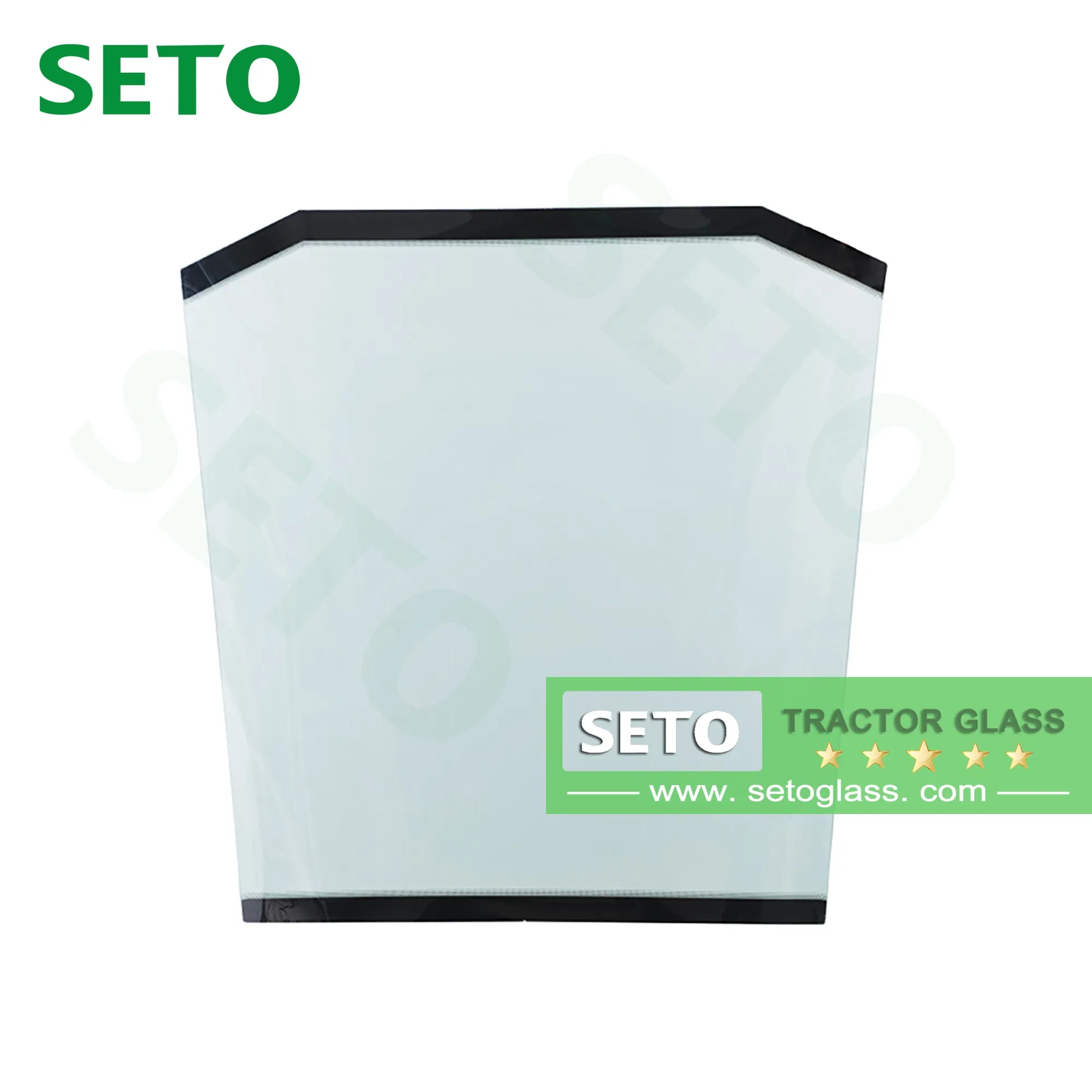 High Quality Tractor Front Windshield Cab Glass Fixed Side Window Tractor Glass