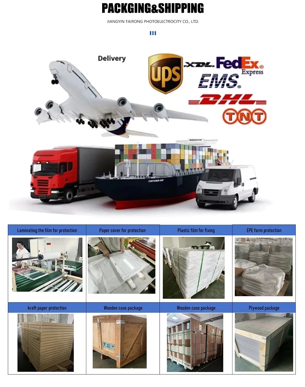 Packaging and Shipping