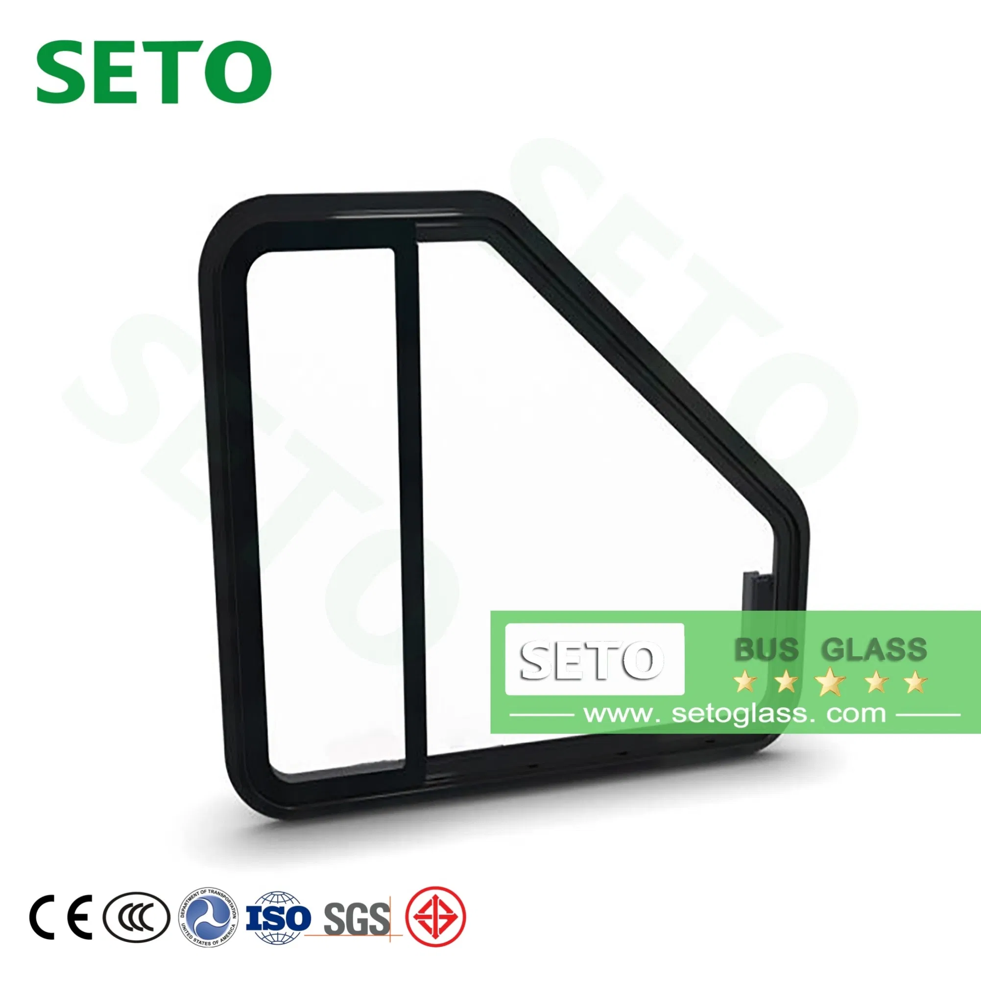 Transit Bus Impact-Resistant Glass Side Window Coach Glass