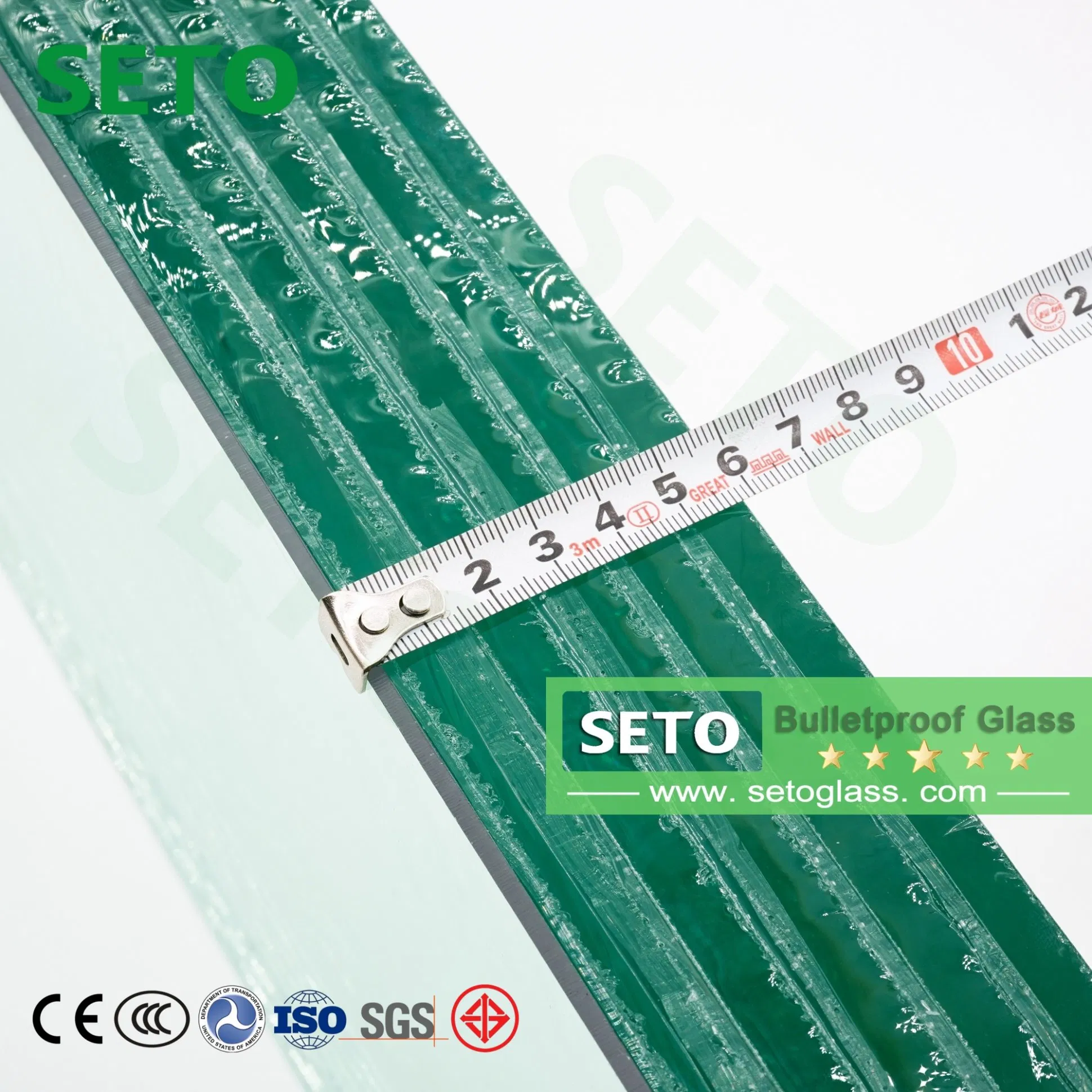 6mm 8mm 10mm 12mm Clear Laminated Bulletproof Glass Sheets, Glass Laminated Sheet for Car