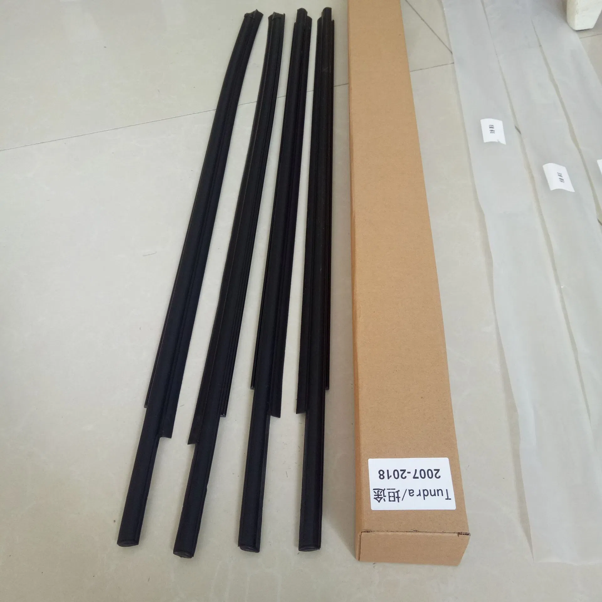 4PCS Toyota 0718 Tantu Tundra Car Door and Window Glass Outer Pressure Strip