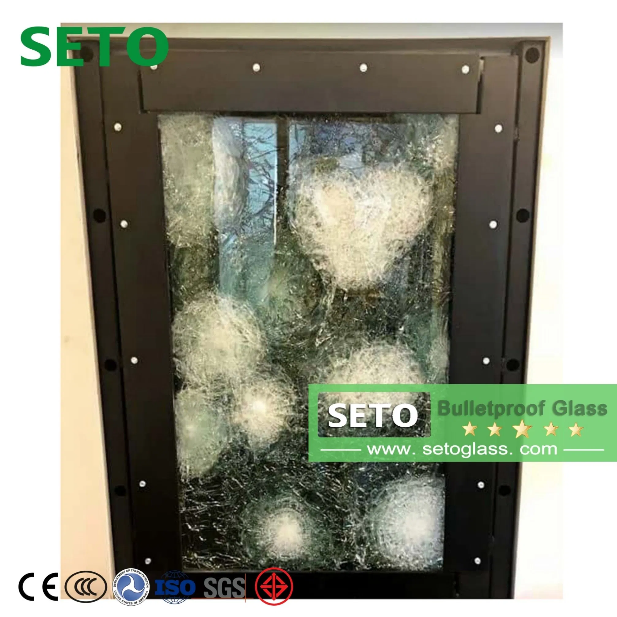 Bullet Proof Sliding Glass Armored Bulletproof Glass Ballistic Glass for Bank