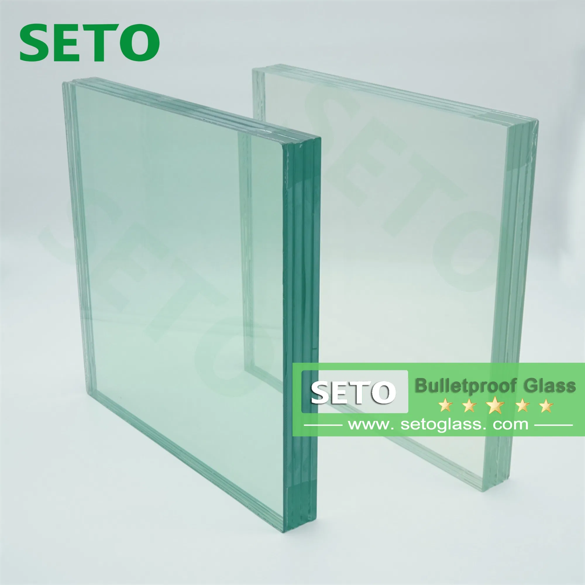 En1063 Standard Bulletproof Front Windshield Side Rear Windows Auto Car Glass