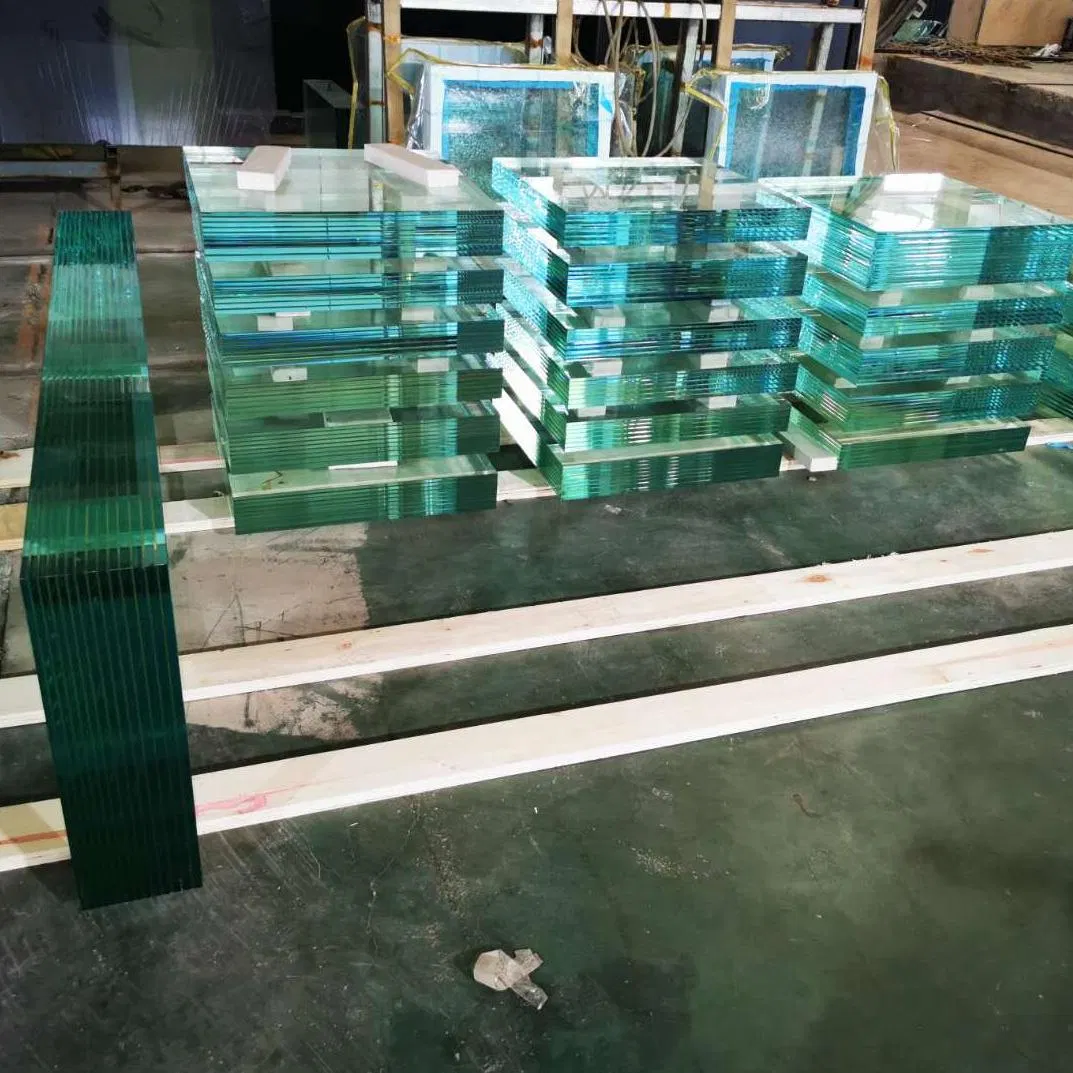 Safety PVB EVA Film Laminated Glass Impact Resistant Soundproof UV Blocking for Windows Doors