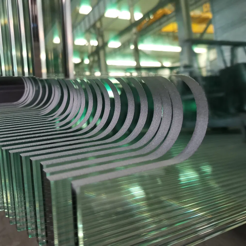 Impact-Resistant 12mm Float Curved Tempered Safety Glass with Modern Fridge Shelves