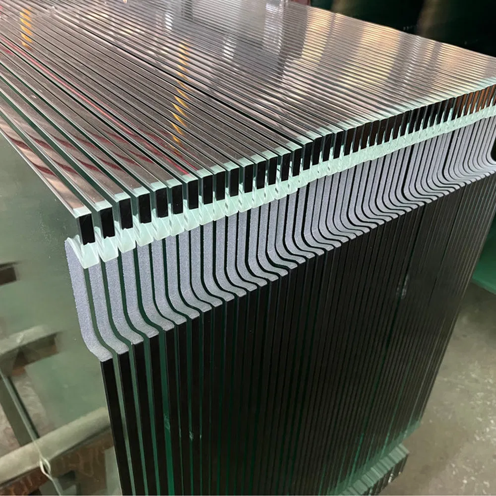 Impact-Resistant 12mm Float Curved Tempered Safety Glass with Modern Fridge Shelves