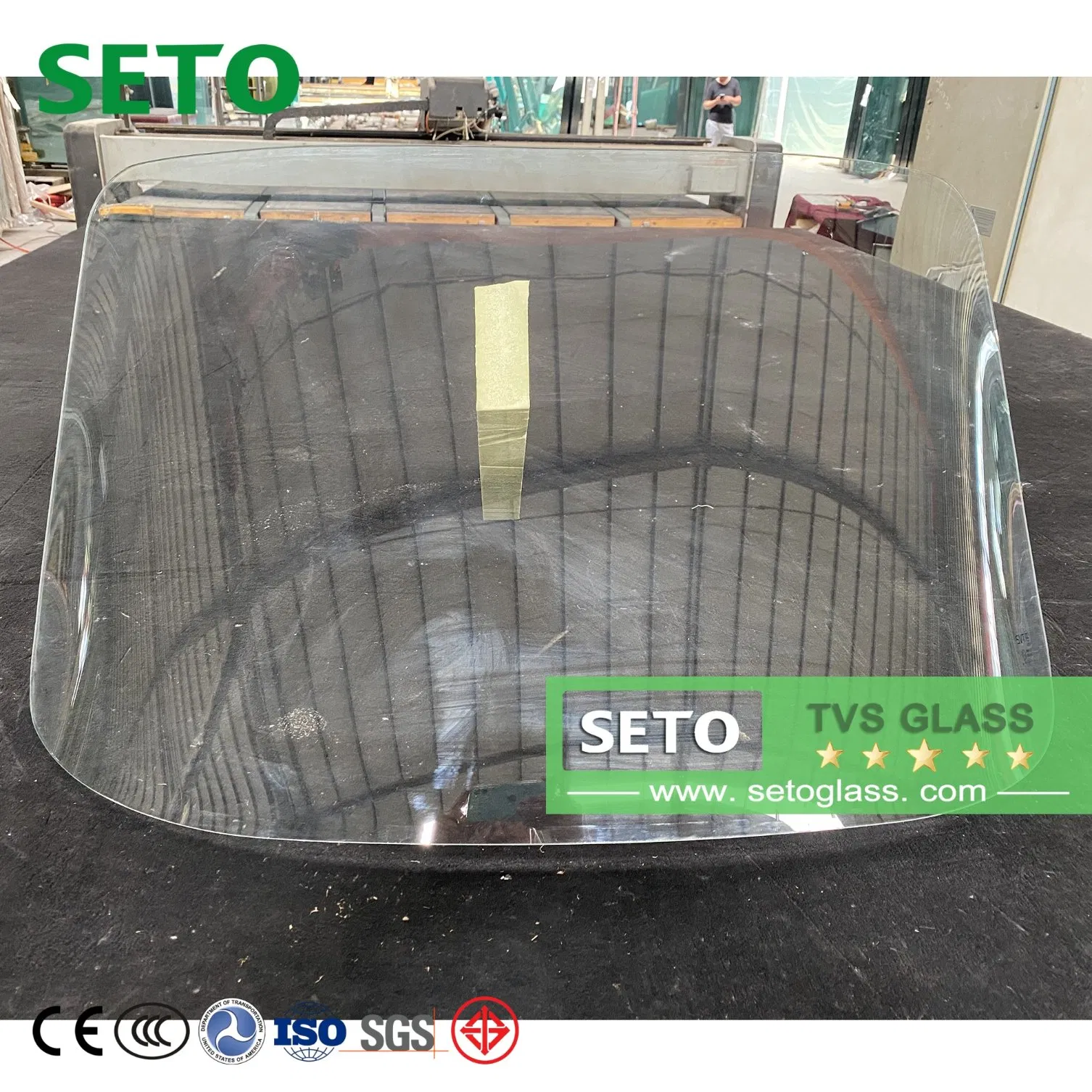 Impact Resistant Windshield Glass for Tvs King Rickshaw