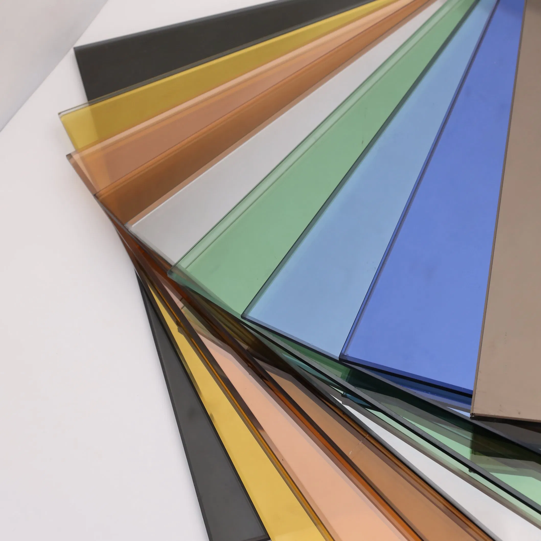 6.38mm 8.38, 10.38 PVB Laminated Glass/ S10 Silver Reflective/Cool S10 Bronze Lowe Laminated Glass