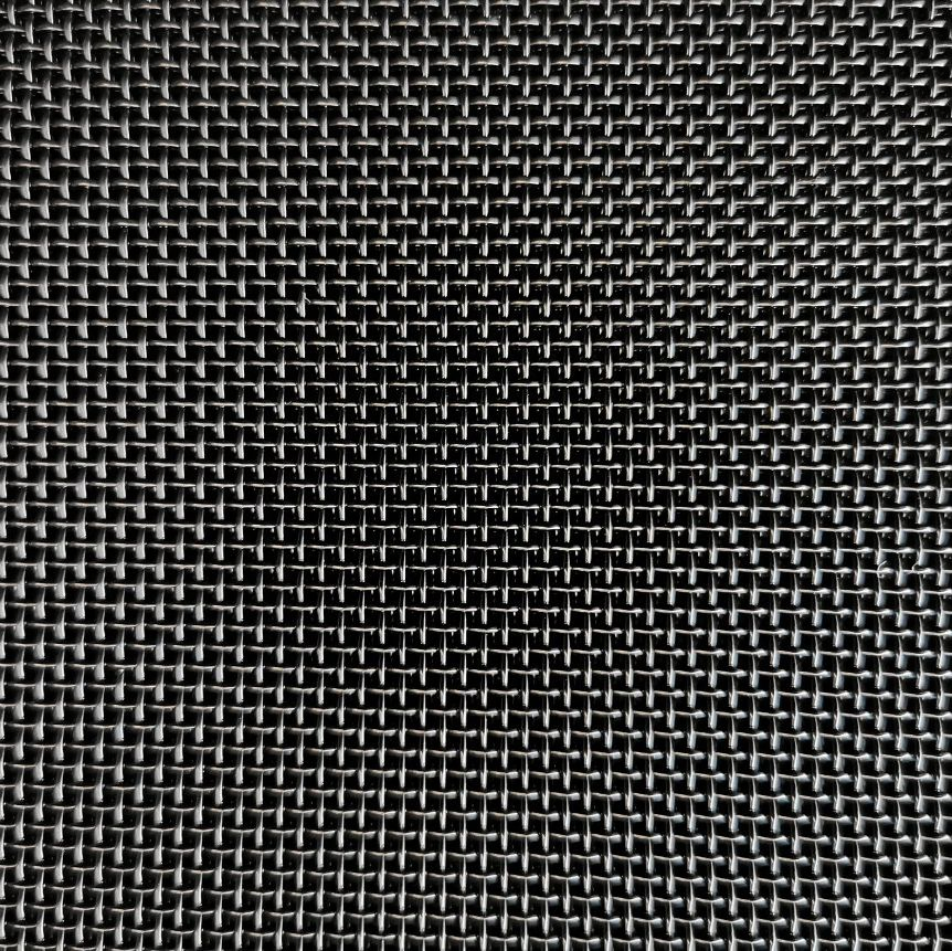 304 Security Mesh for Window and Door/Mosquito Screen/Burglarproof Screen/Bullet Proof Mesh/304 316 Marine Stainless Steel Black Coated Security Screen Mesh