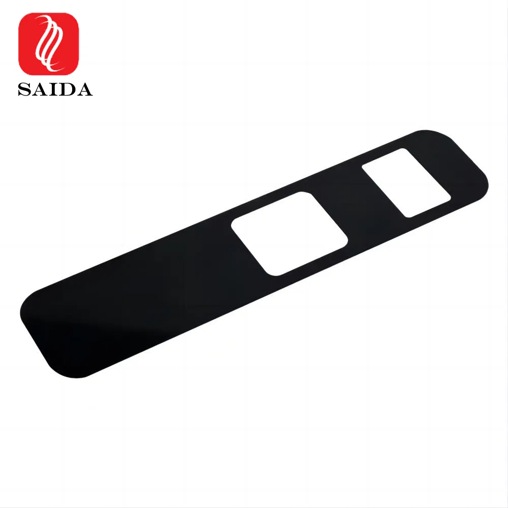 Customized 2mm Anti Fingerprint Tempered Cover Glass for Face Recognition Smart Door Lock with Screen Printing