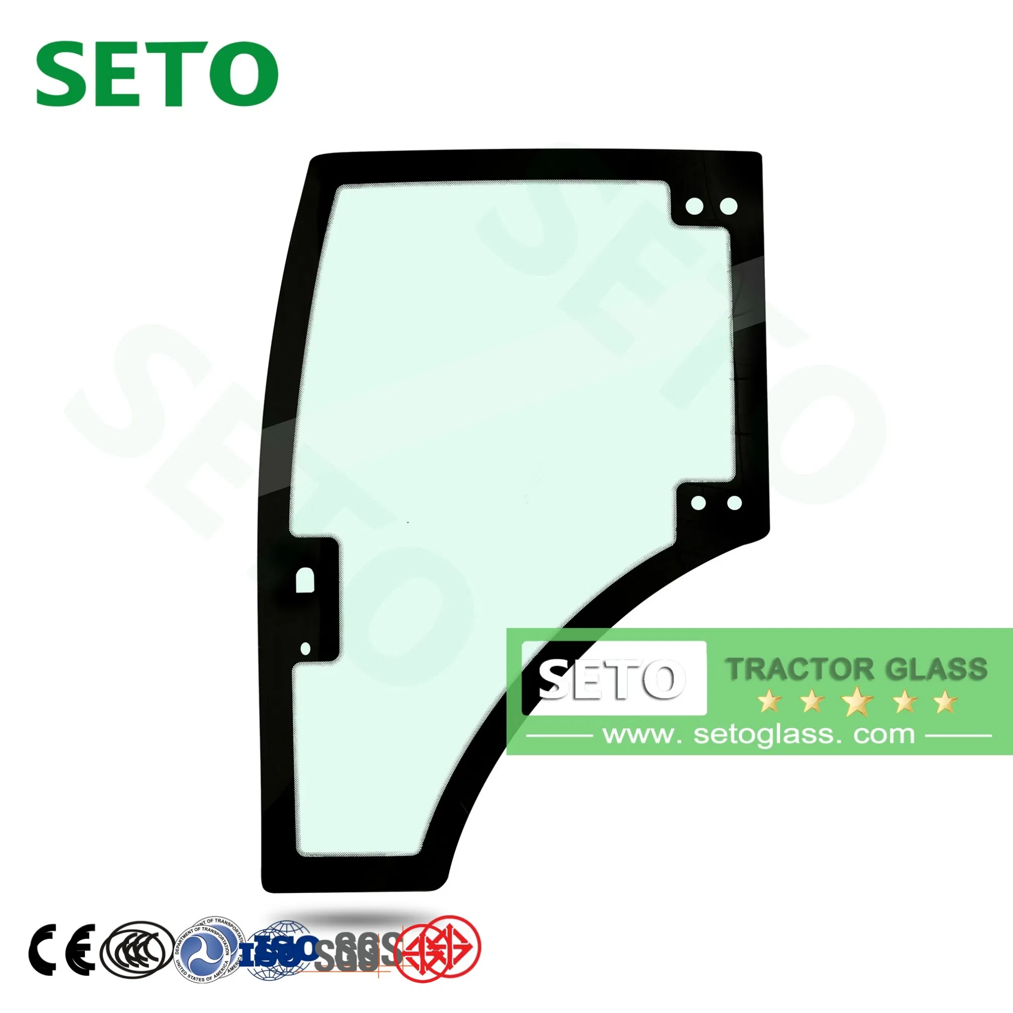 Tractor Windshield CE Certified Impact-Resistant Agricultural Machinery Glass