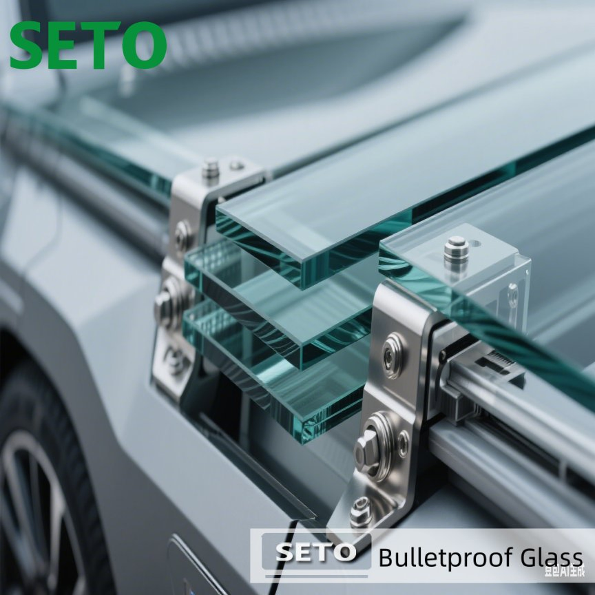 Armored Vehicles Special Glass Factory Laminated Bulletproof Glass