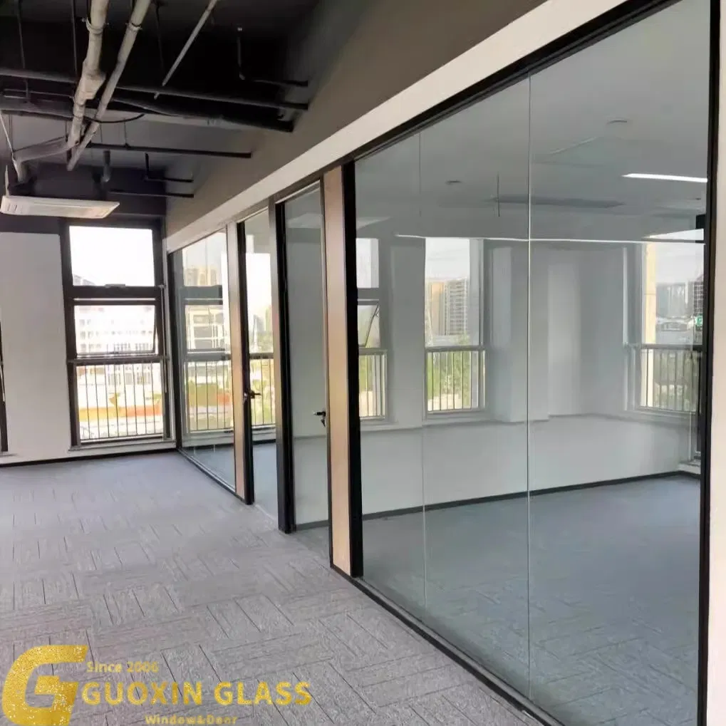 Customizable Tempered Glass Partitions with Fire and Sound Protection