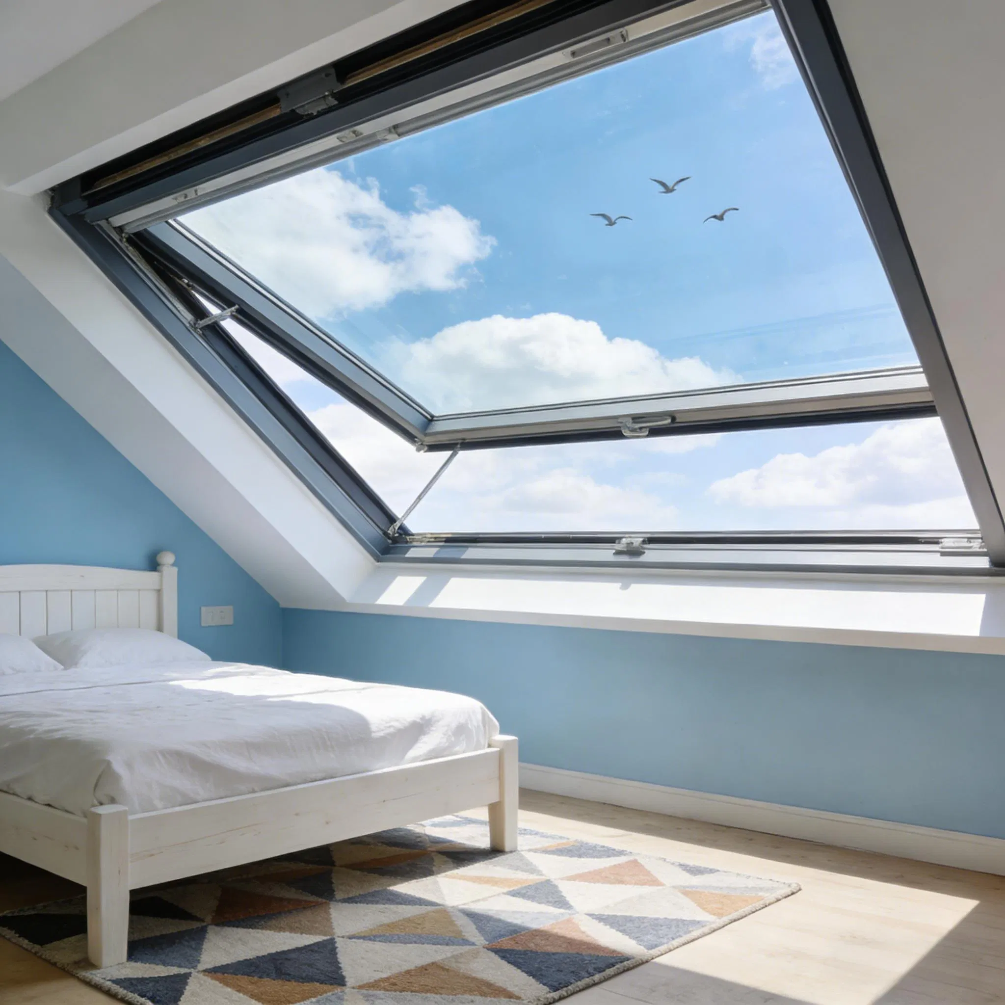 High-Quality Skylight in 6061-T6 Alloy 1 6mm Thickness Anodized Finish