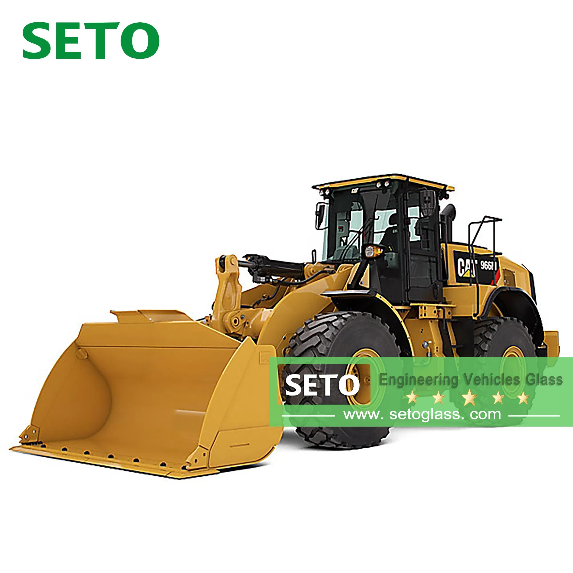 Hot Sale Custmerized Engineering Machinery Glass Tempered Windows Glass Excavator Loader