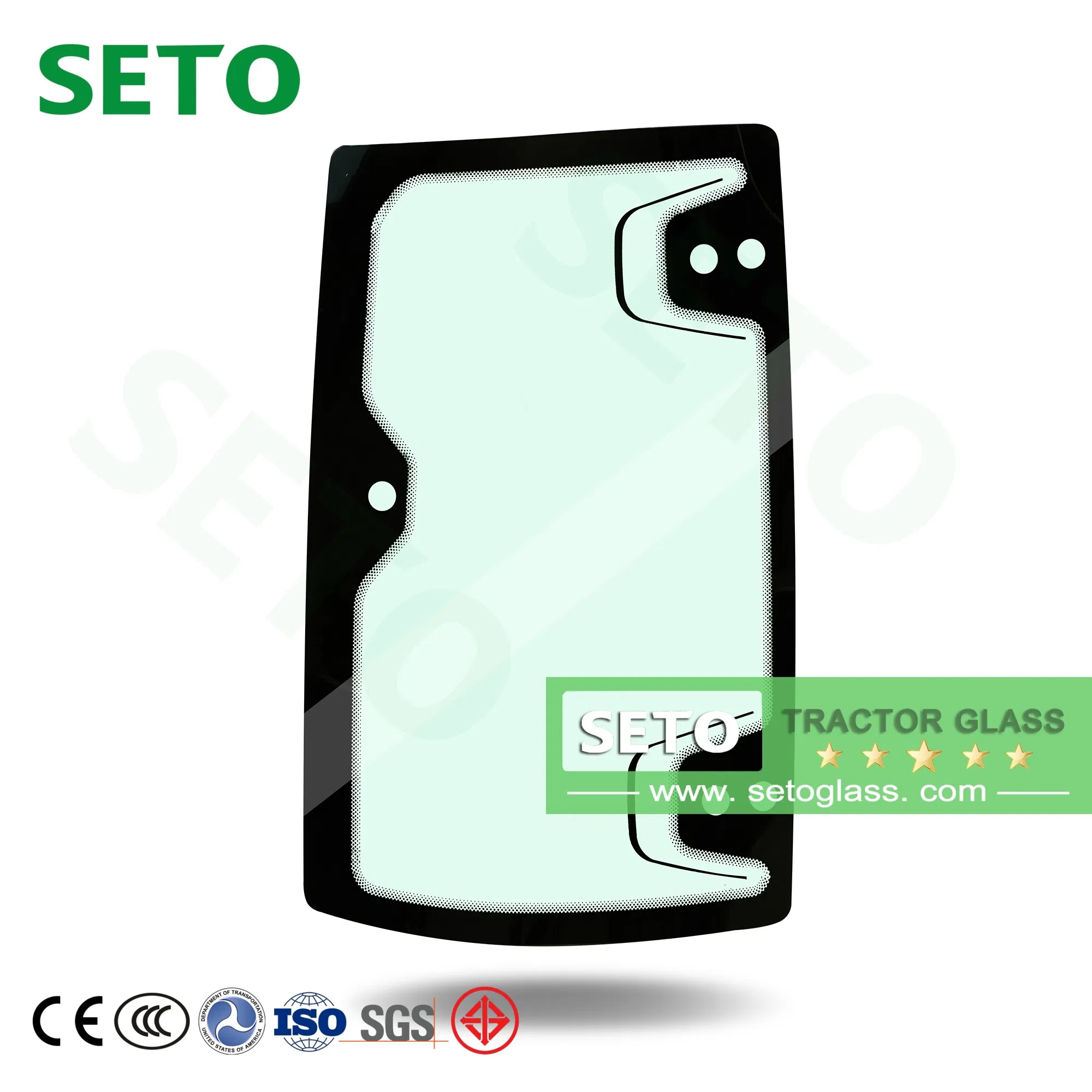 Truck Crane/Shovel Loader/Mini Tractor Front/Back Windshield/Cab Door Glass