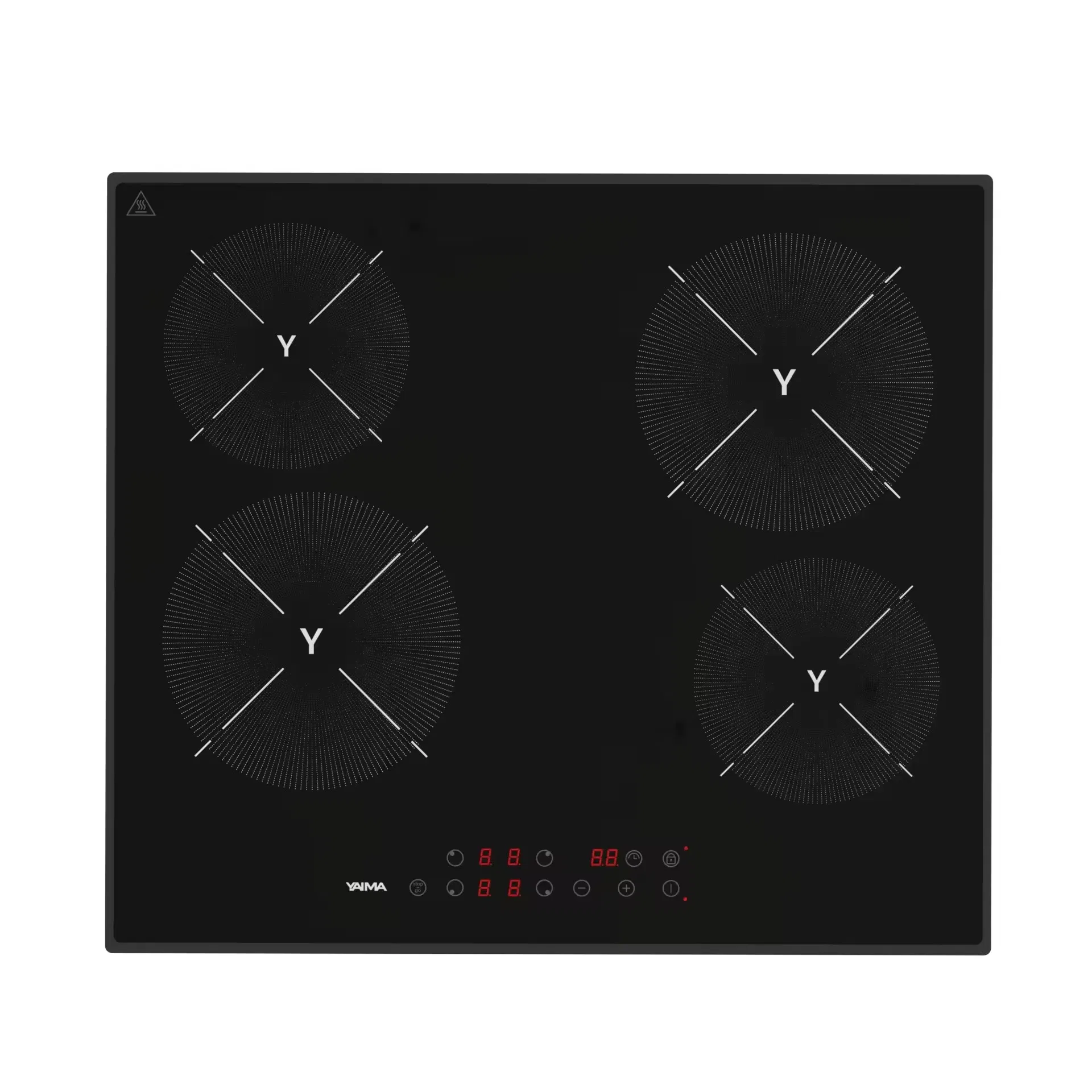 Custom Design 6mm Black Ceramic Glass for Induction Hobs