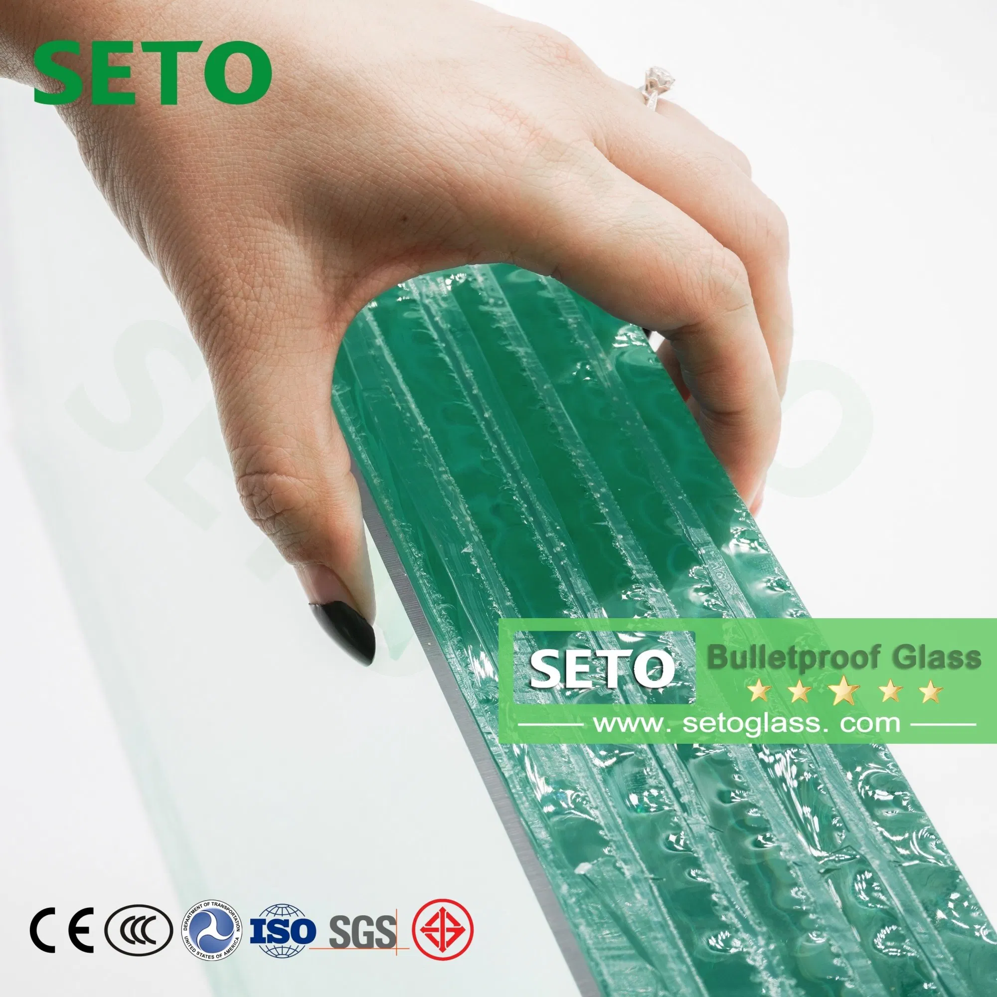 Bulletproof Safety Glass for Armored Vehicle Windows Car Windscreen