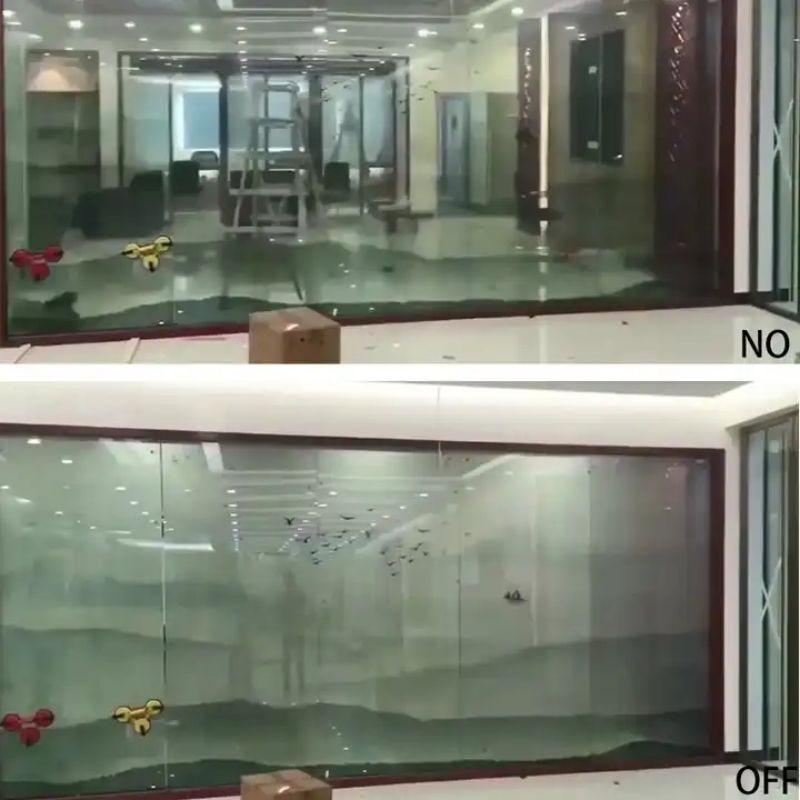 Two Ways Pdlc Color Changing Electric Smart Window Tint Electrochromic Glass Film