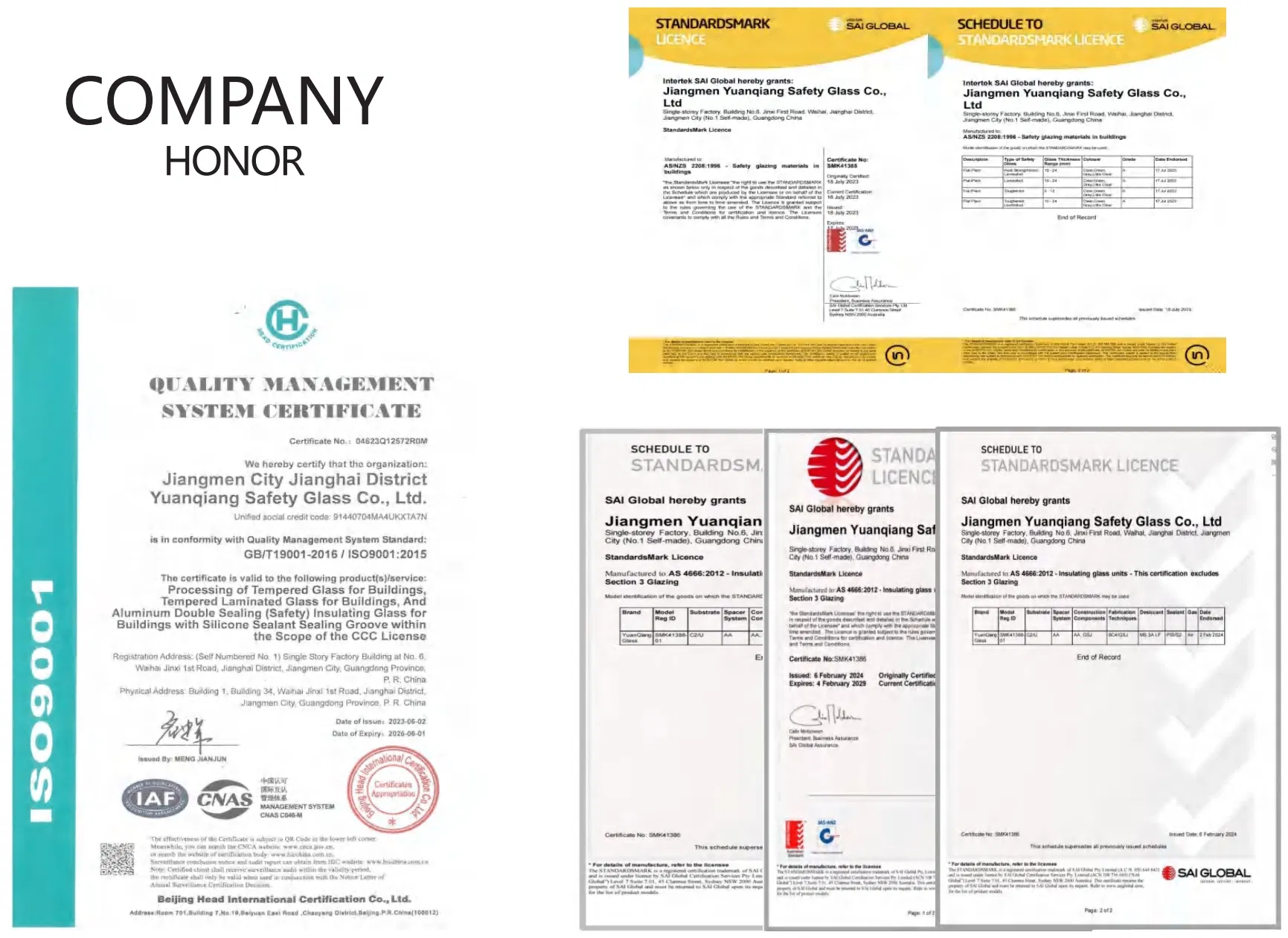 Quality Certification