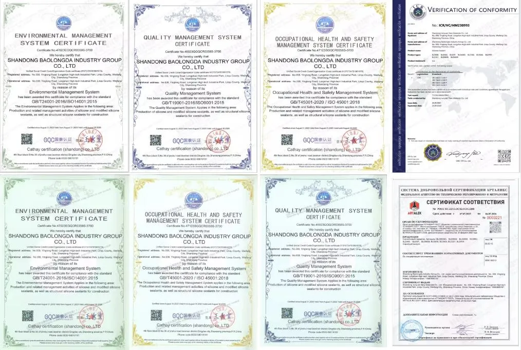 Certifications