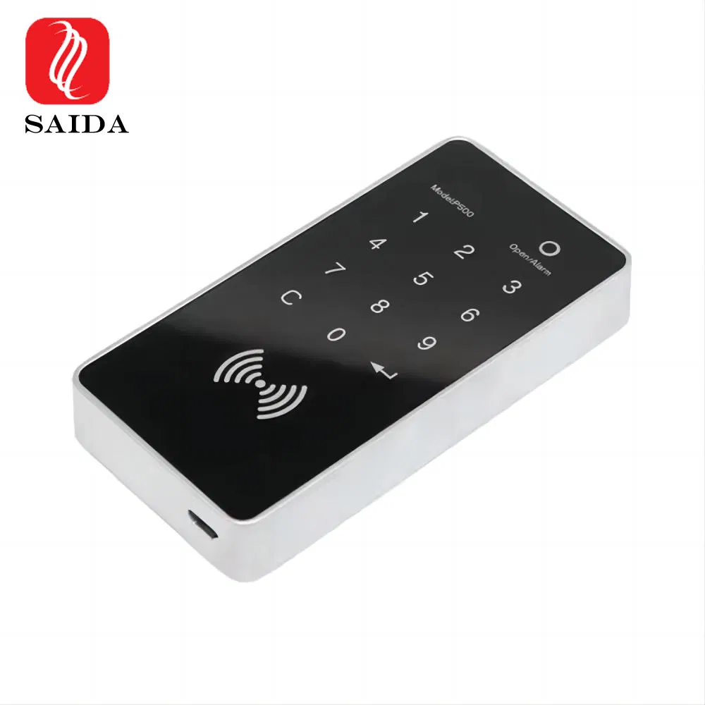 Customized 2mm Anti Fingerprint Tempered Cover Glass for Face Recognition Smart Door Lock with Screen Printing