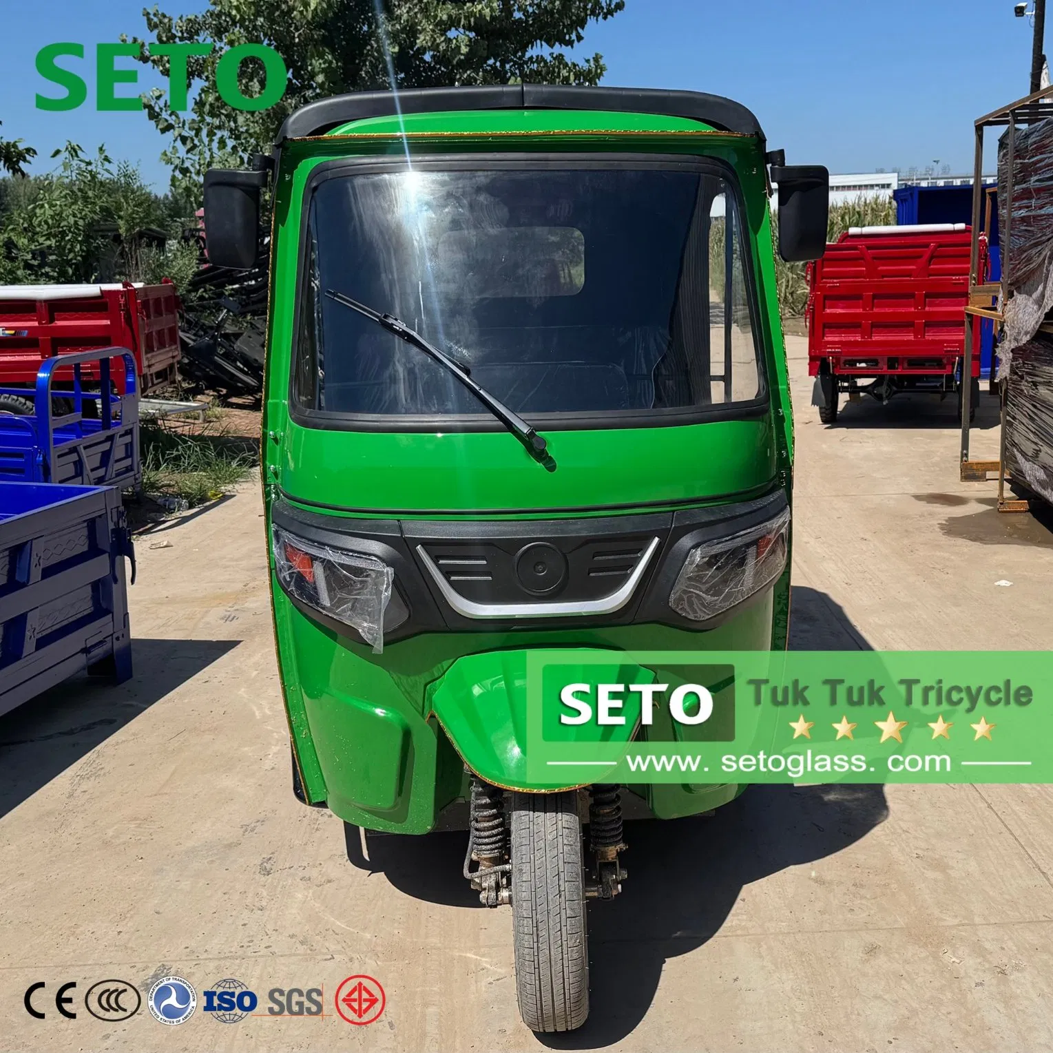 Impact Resistant Windshield Glass for Tvs King Rickshaw