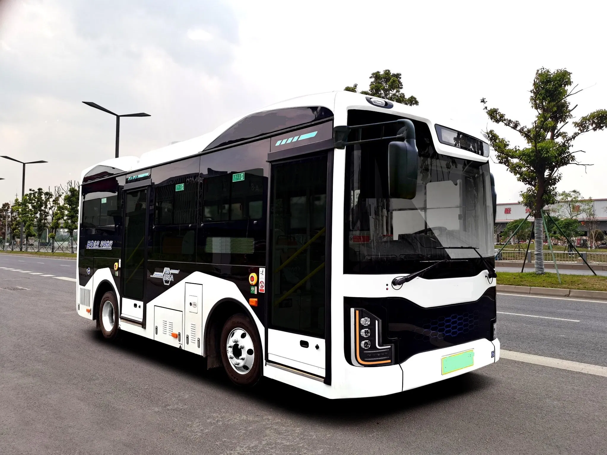 Syp Sh6610pev 6.6 Meter Electronic City Bus 120 Kw Battery 250 Km Endurance Mileage