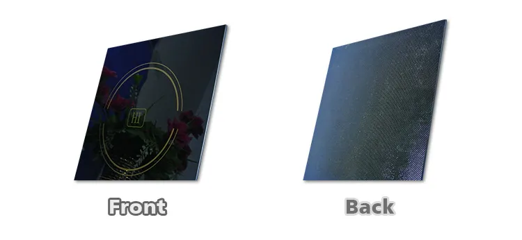 Black Ceramic Glass Application