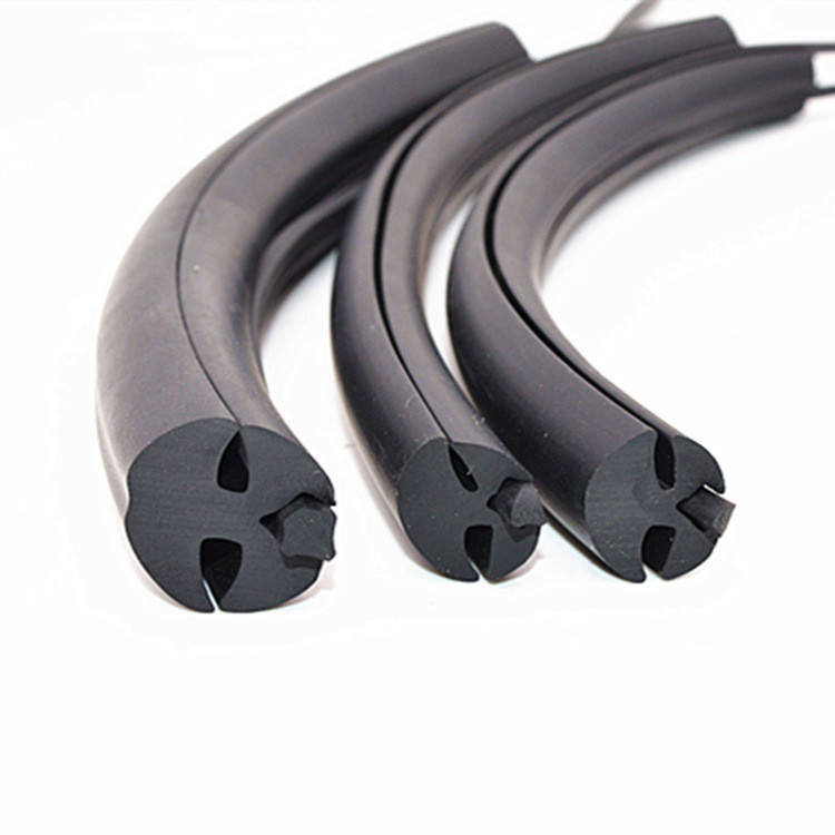 Extrusion Black EPDM Car Windshield Rubber Seal Weather Strip