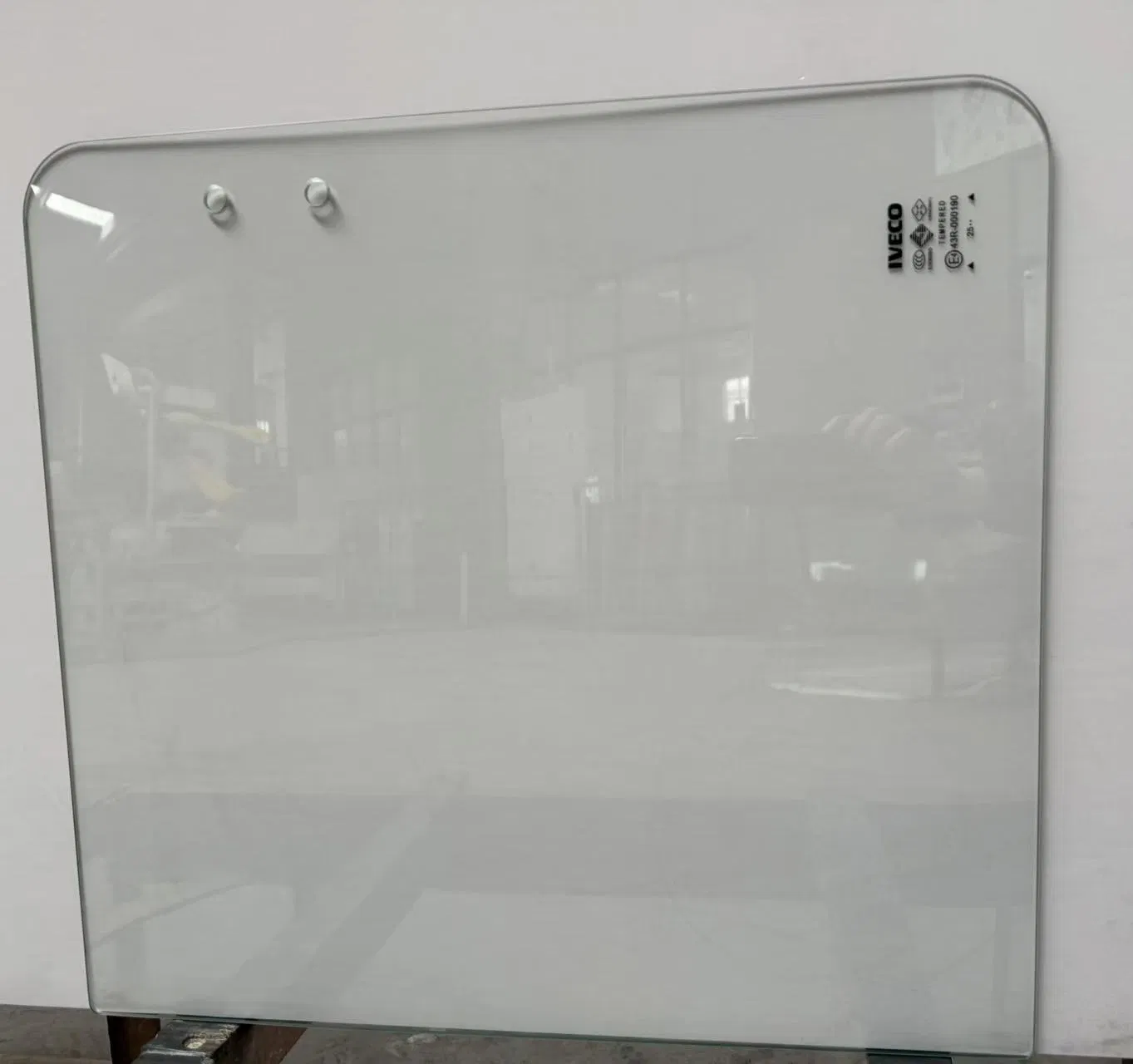 Clear Vision Rain Resistant Excavator Fit Construction Machinery Tempered Glass for Forklifts