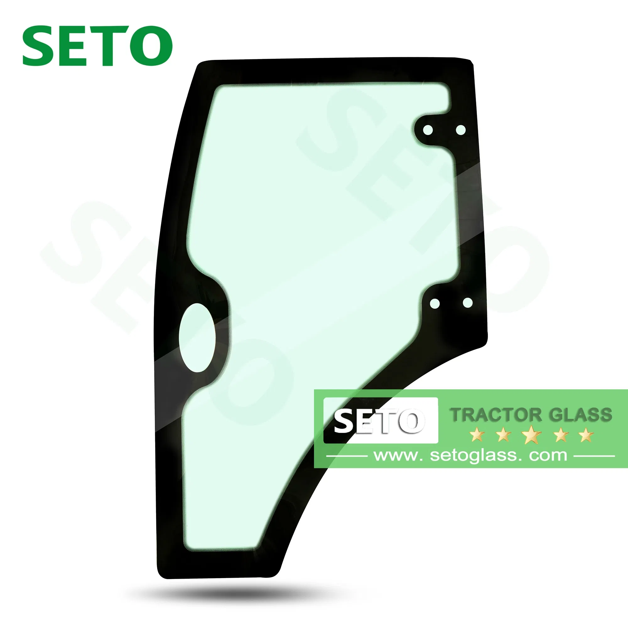 Unbreakable Safety Tempered Glass Tractor Cabin Glass Made in China Auto Glass