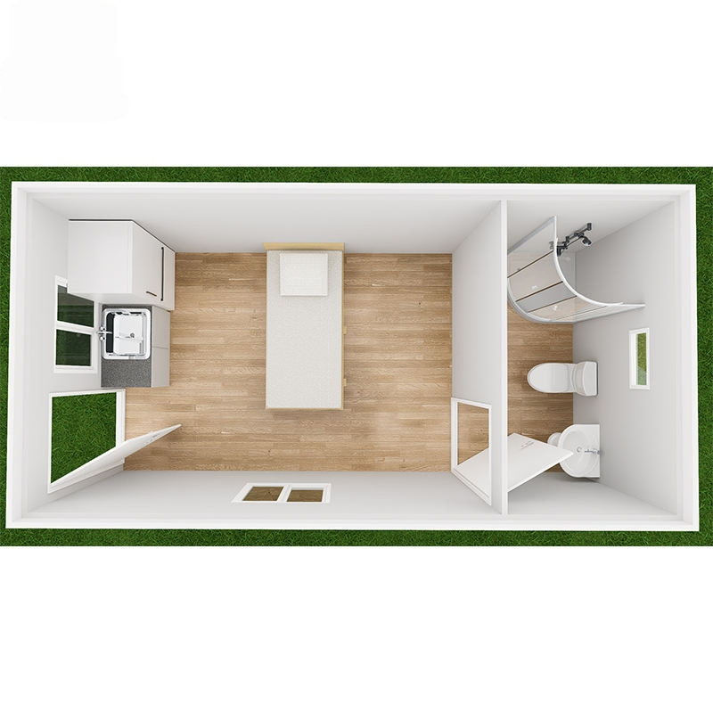 Prefabricated Container Homes Movable Houses Mobile Modular Living Container House