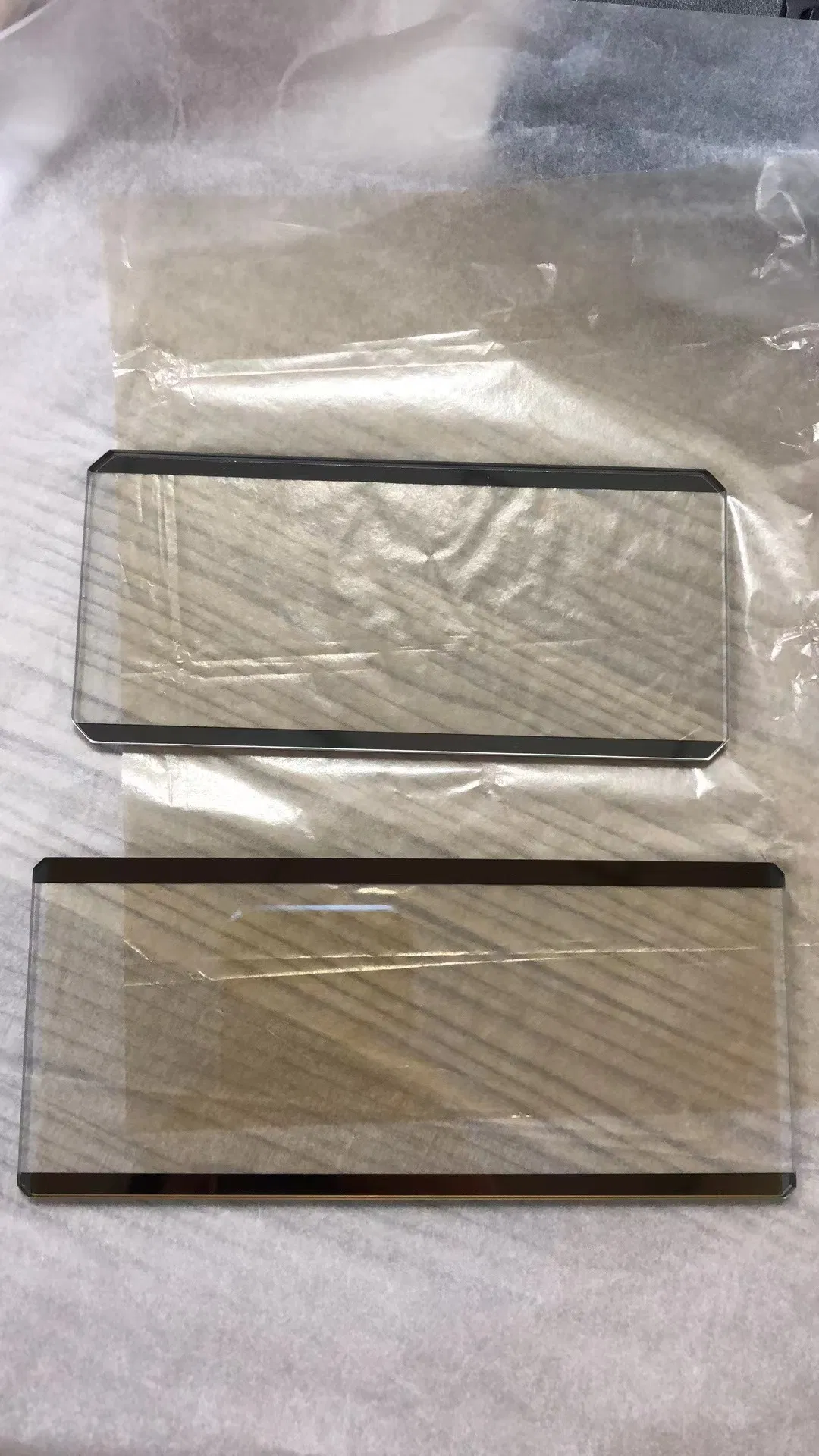 Electrically Heated Glass ITO Coated Conductive Glass with Bus Bar