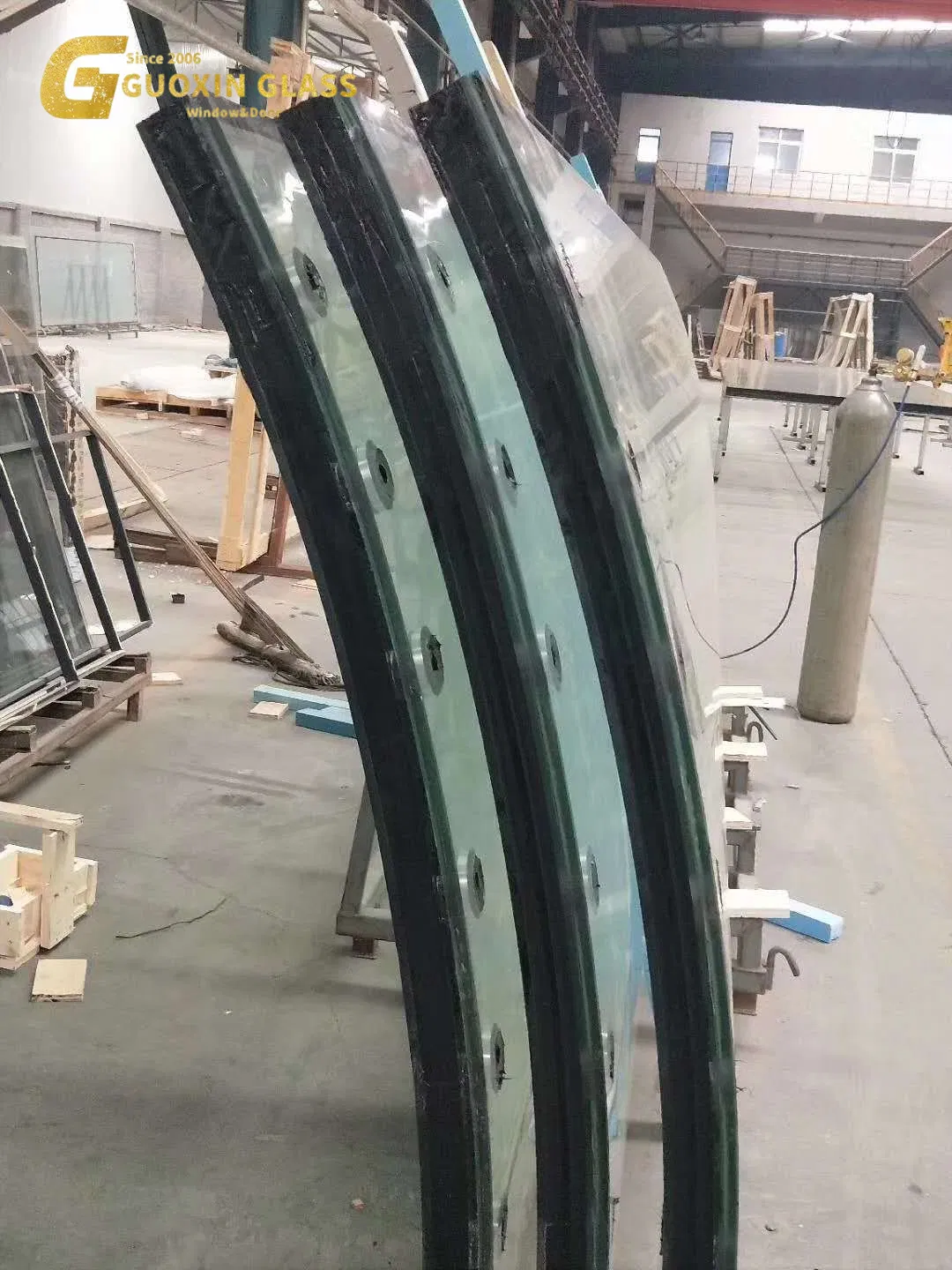 Curve Customized Curtain Curved Wall Double Glazing Bent Glass Manufacturers