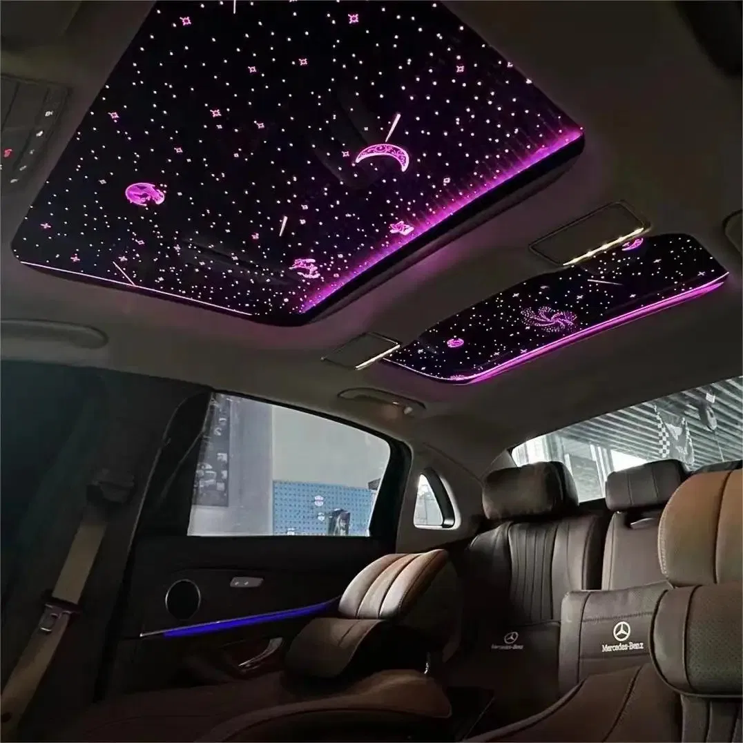 Universal Car Panoramic Colorful Starry Sky Film Car Interior Roof Star Light