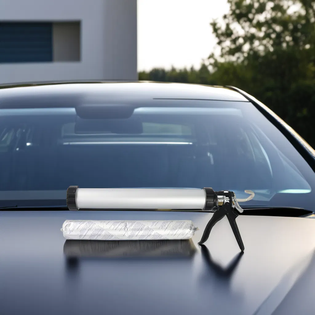 Black Silicone Car Window Adhesive Sealant Auto Glass Windscreen Glue for Construction Packing Woodworking