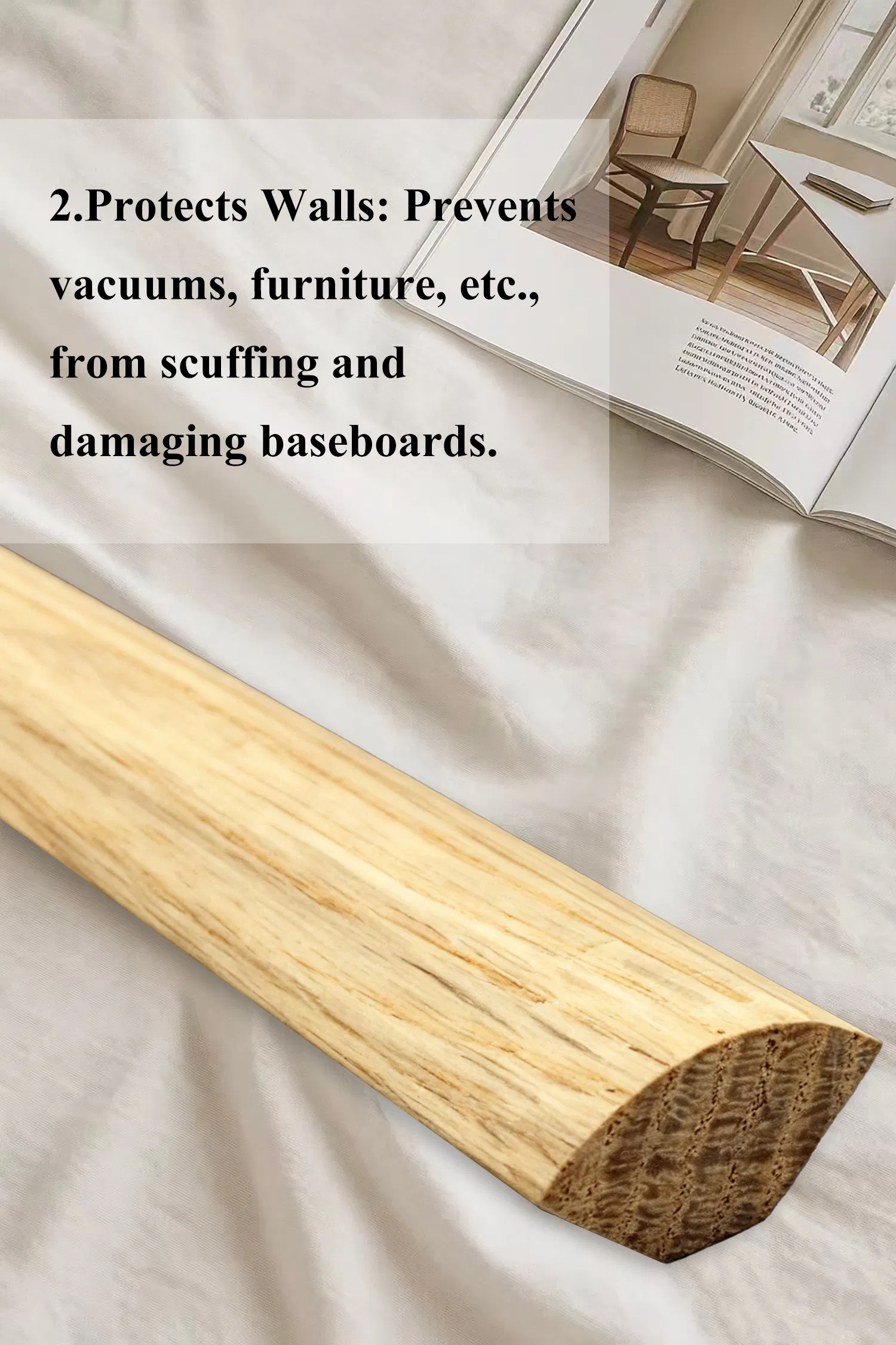 Quarter Round Glass Bead 3