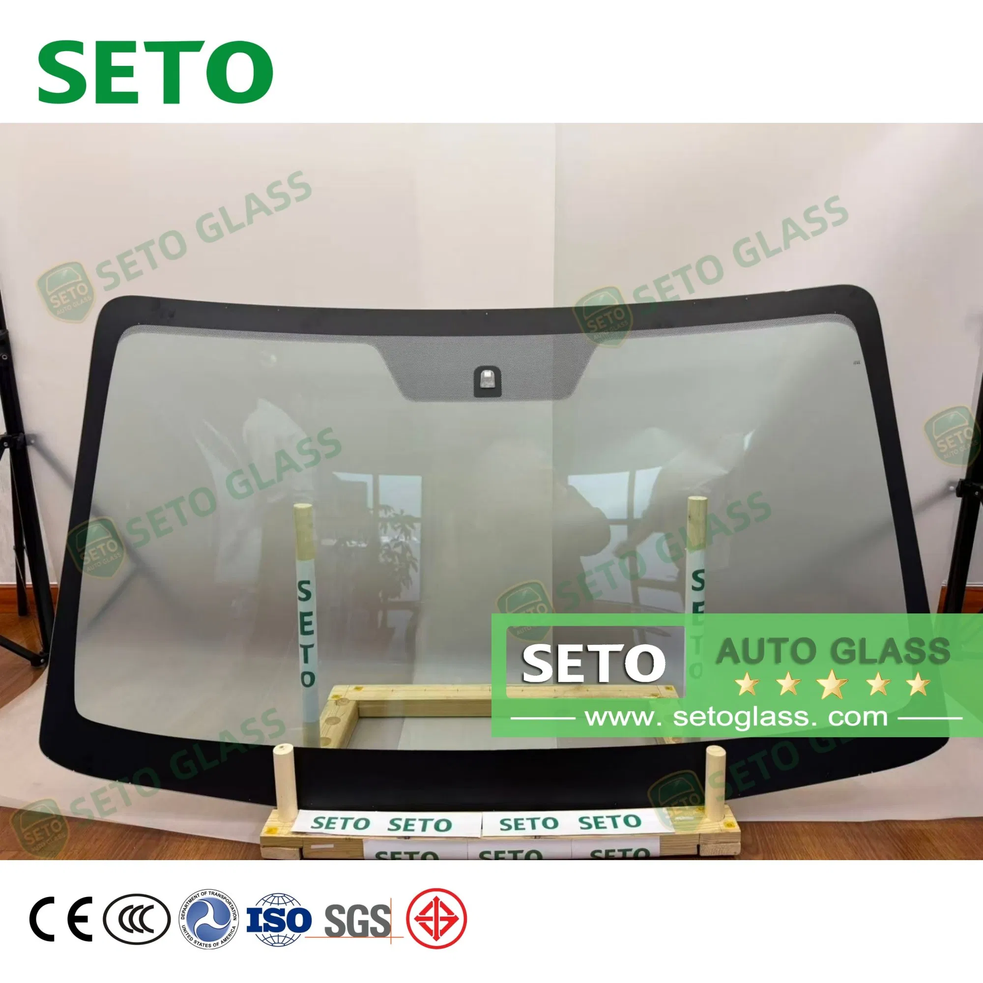 Car Door Window/Auto Front Windshield Glass/Automotive Windscreen Fit Ty Hilux 4D Pickup