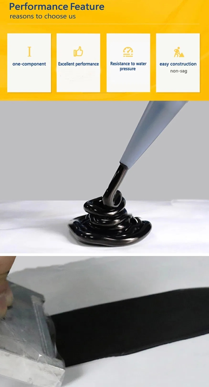 Windshield Silicone Auto Glass Sealant Polyurethane PU Sealant