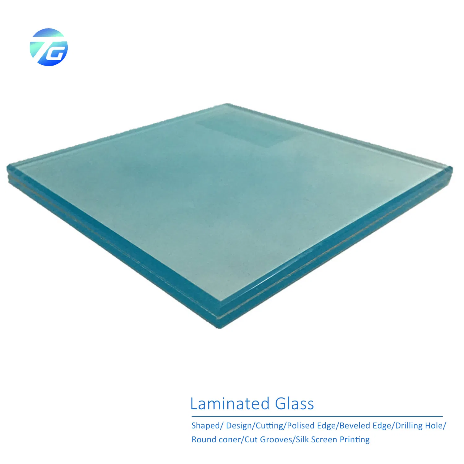 8.38mm, 8.76mm, 12.38mm Soundproof Tempered Toughened Laminated Glass for Windows Door Glass Panels Glass Railing