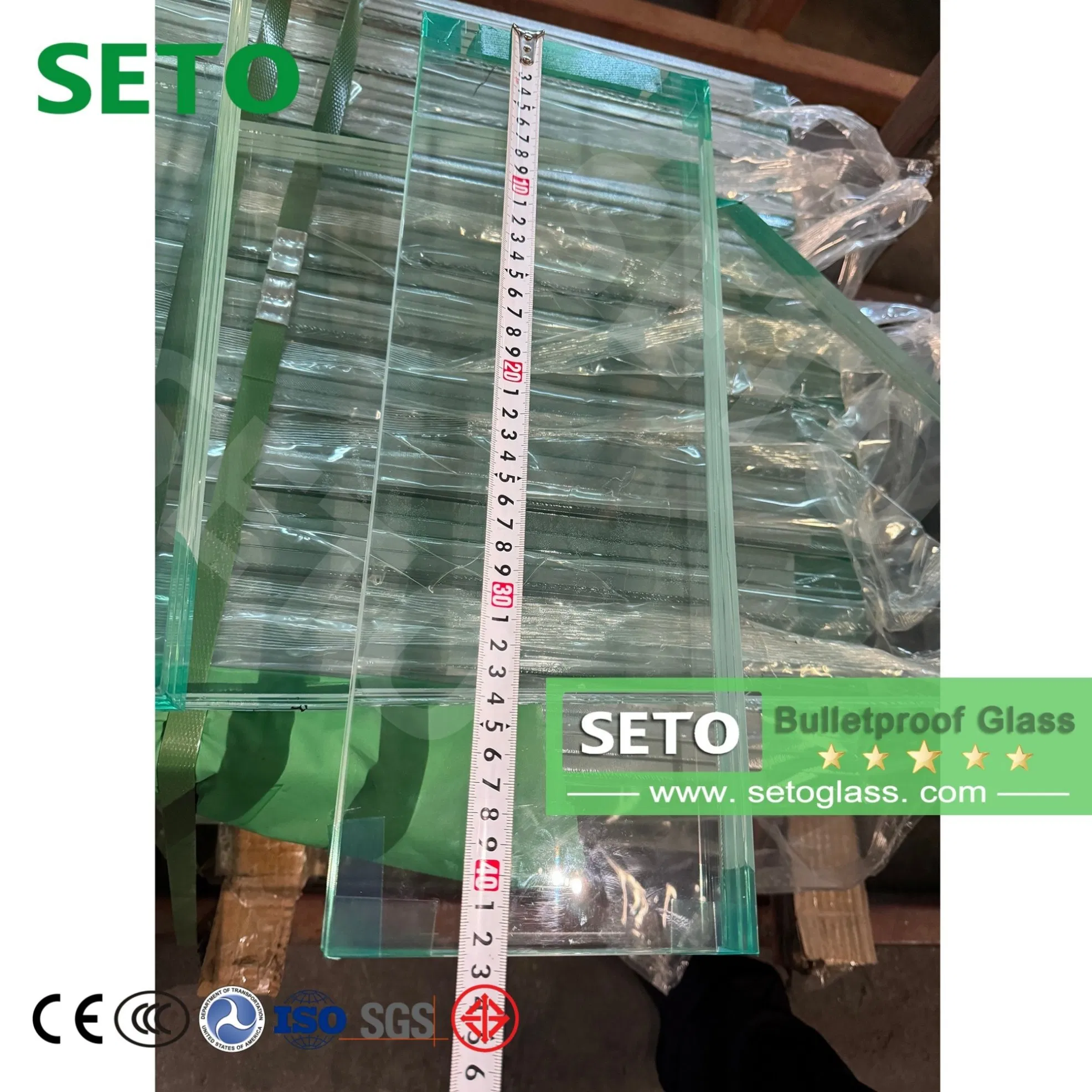 OEM ODM Bulletproof Glass for Auto Windshield Custom Size