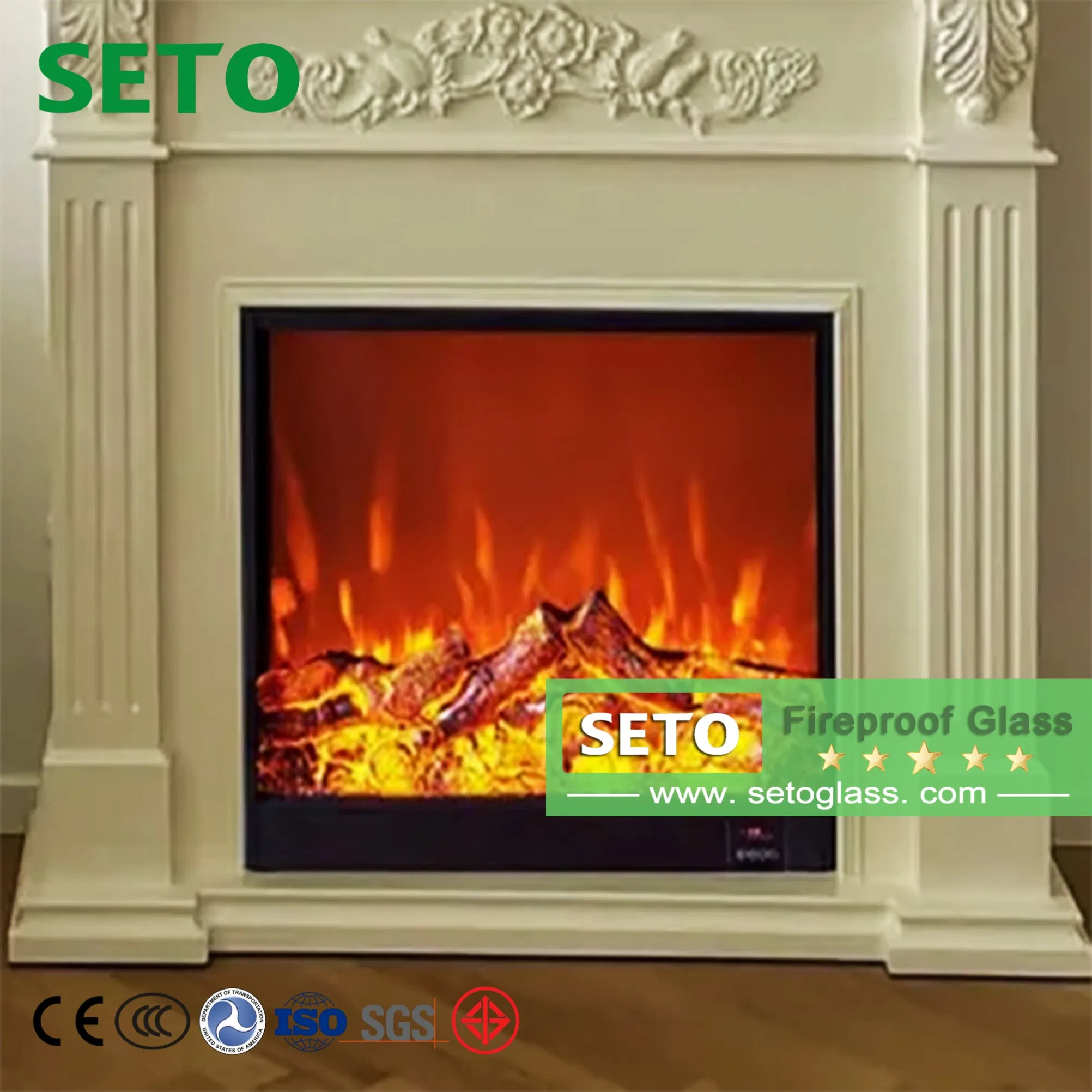 3.0h Security Glass Fireproof Glass 35mm Powder Coated Waterproof