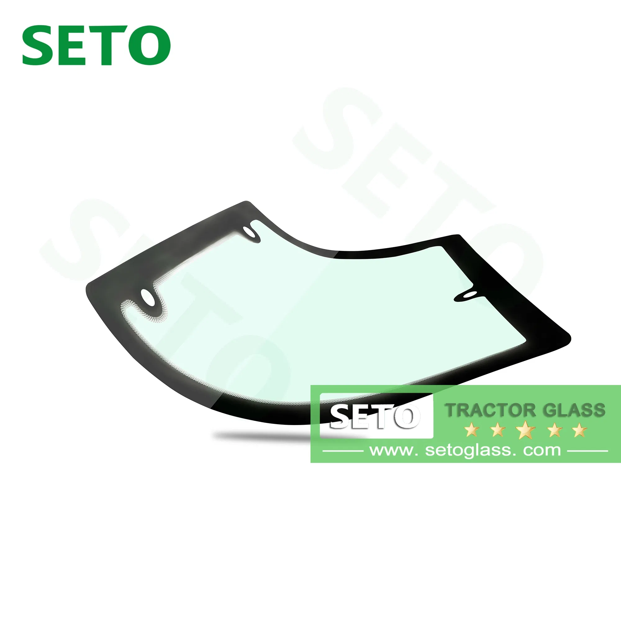 Unbreakable Safety Tempered Glass Tractor Cabin Glass Made in China Auto Glass