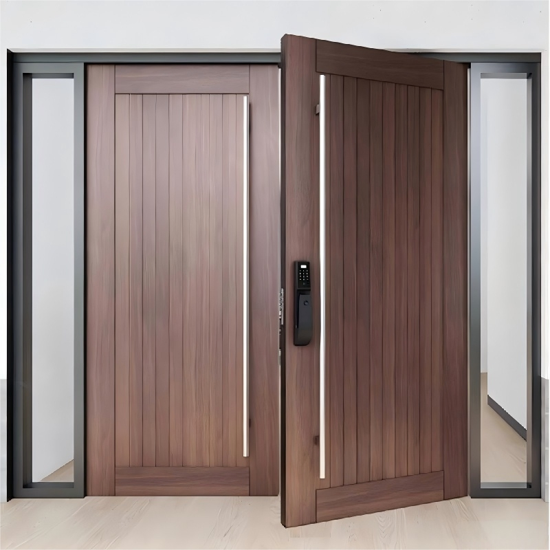 New Modern Luxury Metal Front Main Entrance Door Standard Residential Armored Bulletproof Villa Door Exterior Steel Security Door
