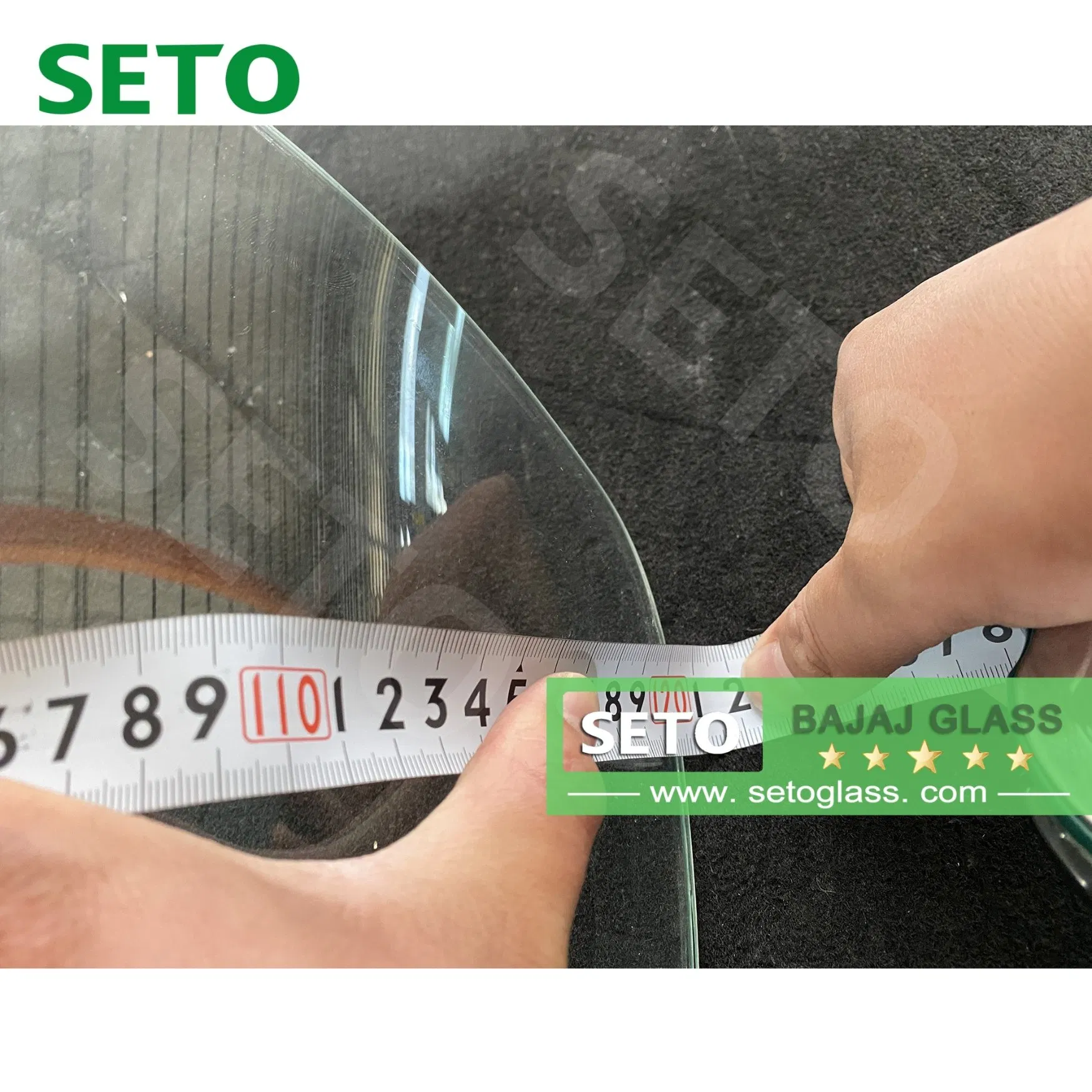 Factory Wholesale Auto Rickshaw Bajaj Re205/225 Laminated Front Glass OEM Supply