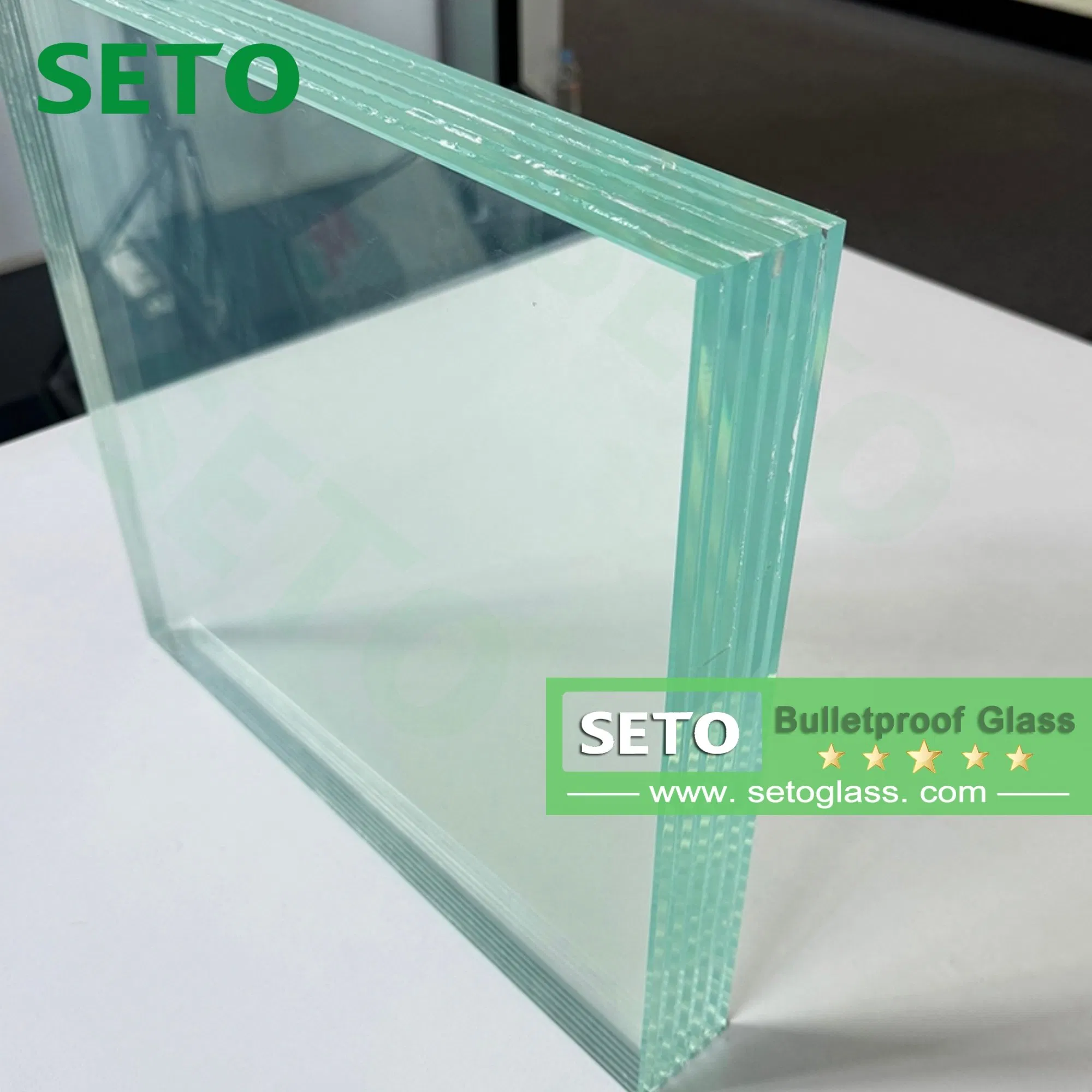 En1063 Standard Bulletproof Front Windshield Side Rear Windows Auto Car Glass